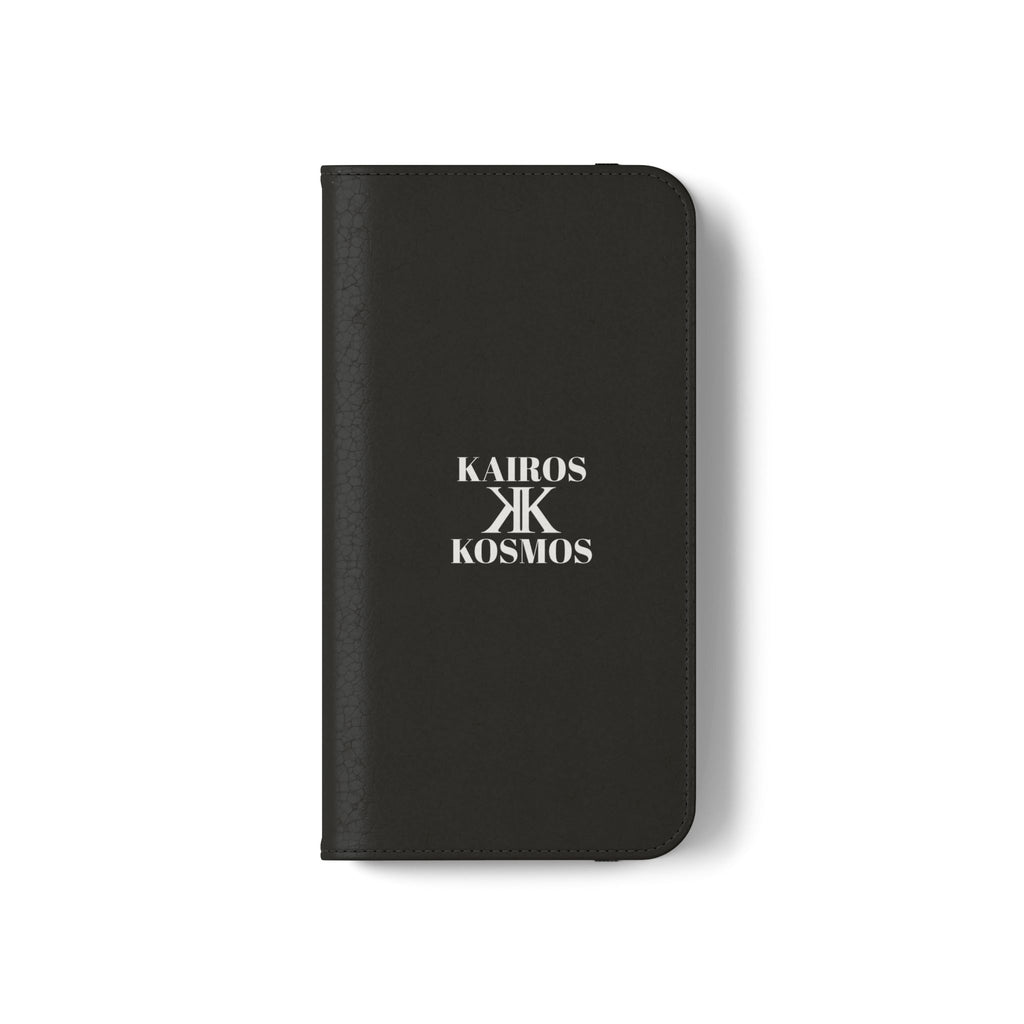 Kairos Kosmos Logo BLACK Flip Phone Case