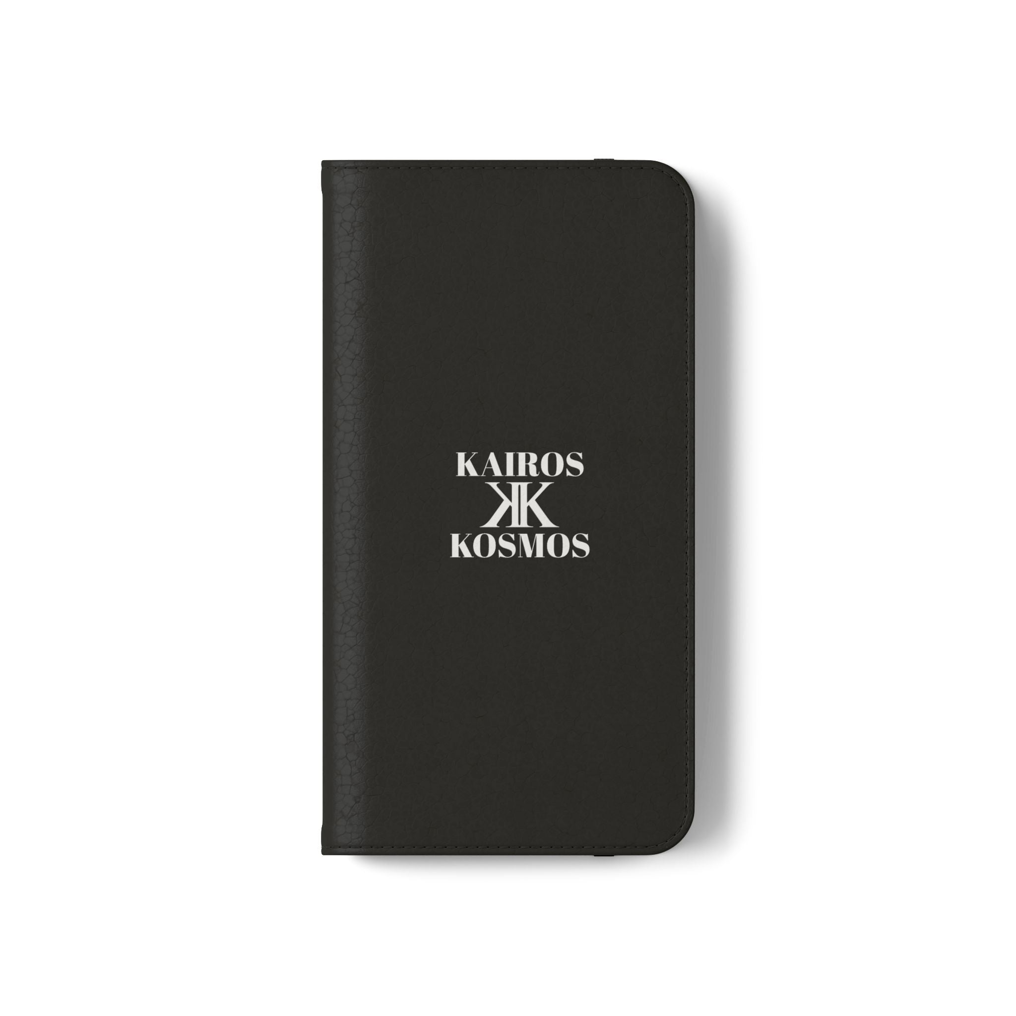 Kairos Kosmos Logo BLACK Flip Phone Case
