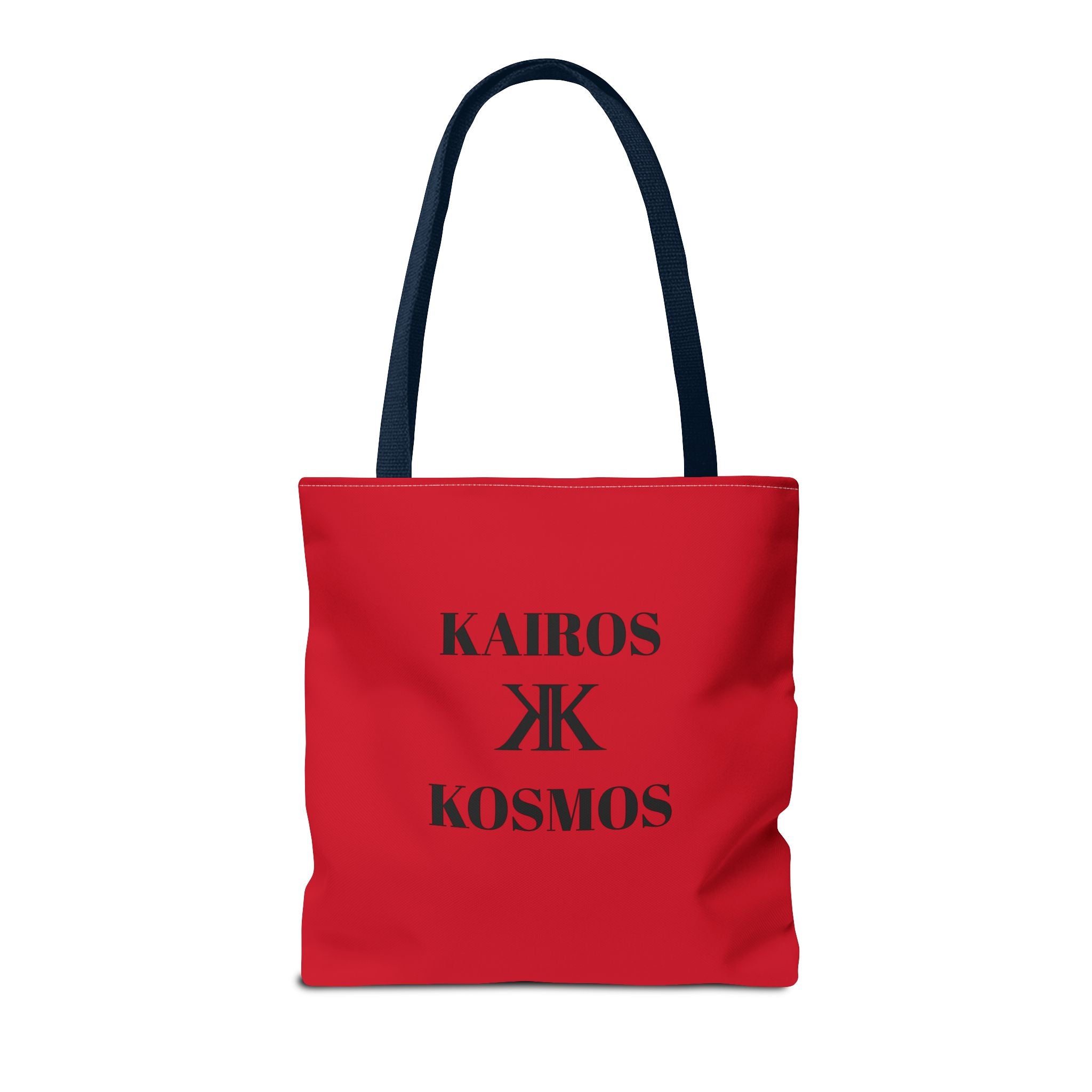 Kairos Kosmos RED Tote Bag – Minimalist Monogram Tote