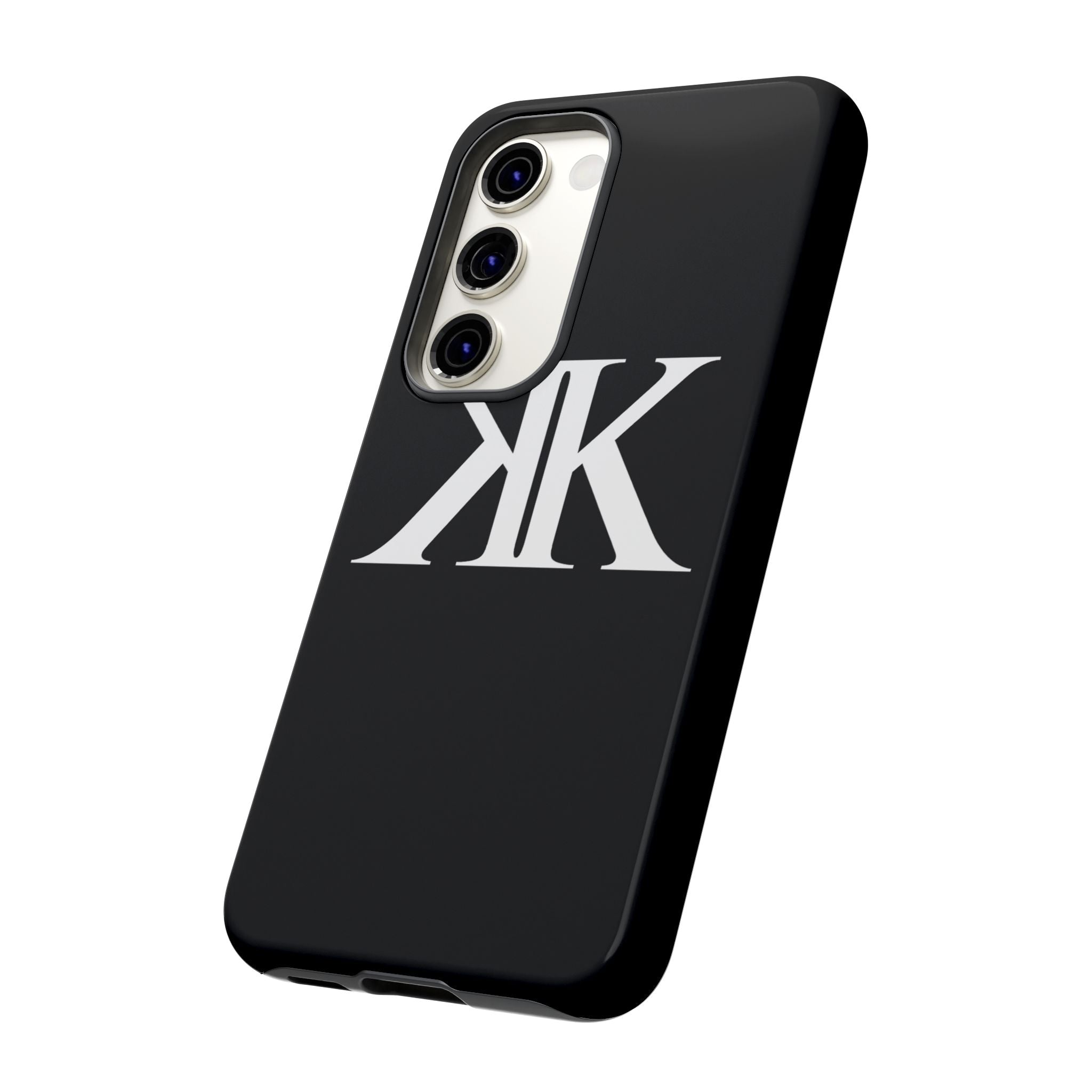Monogram KK Phone Case BLACK — Tough Protective iPhone Cover