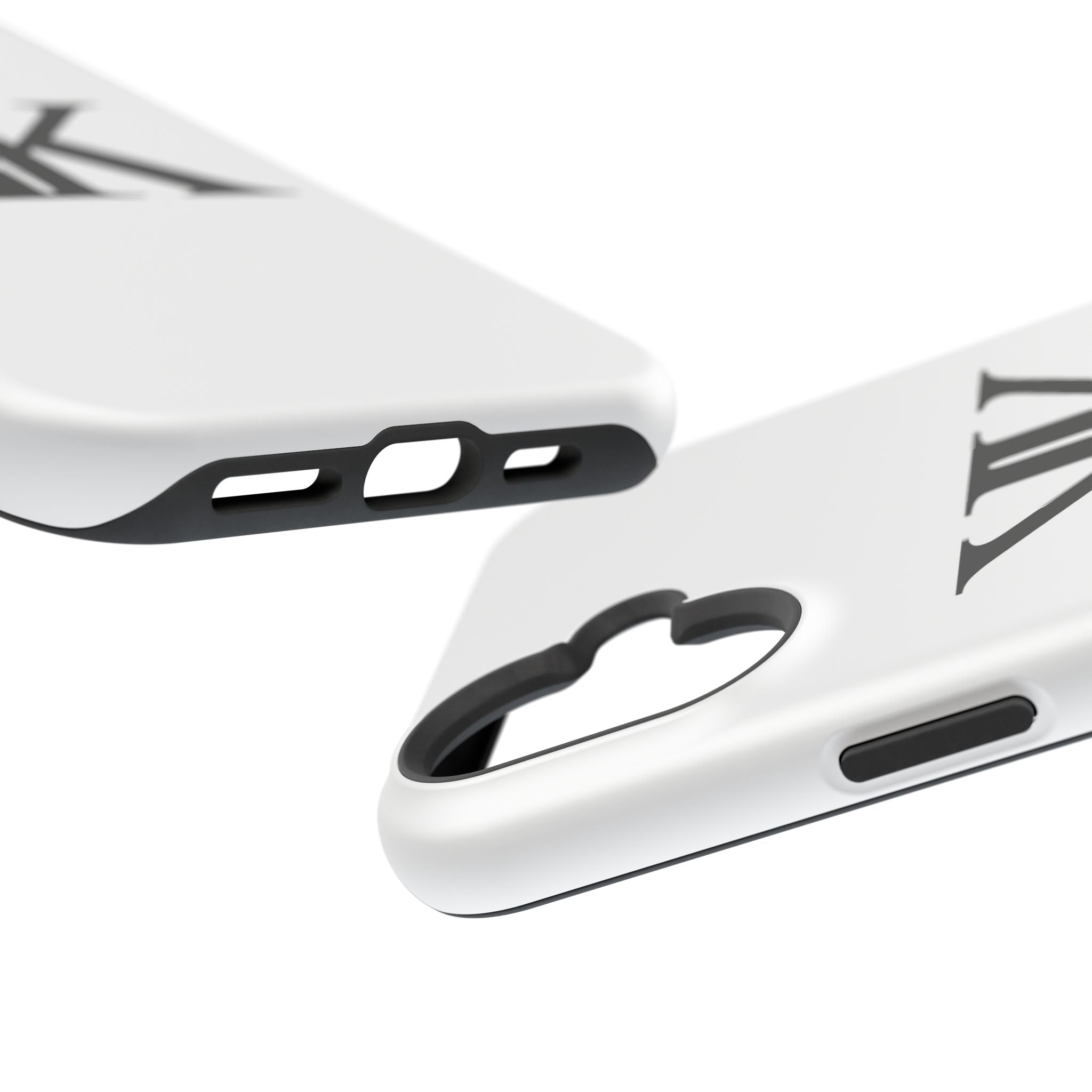 Magnetic Impact-Resistant Case with Bold KK Monogram