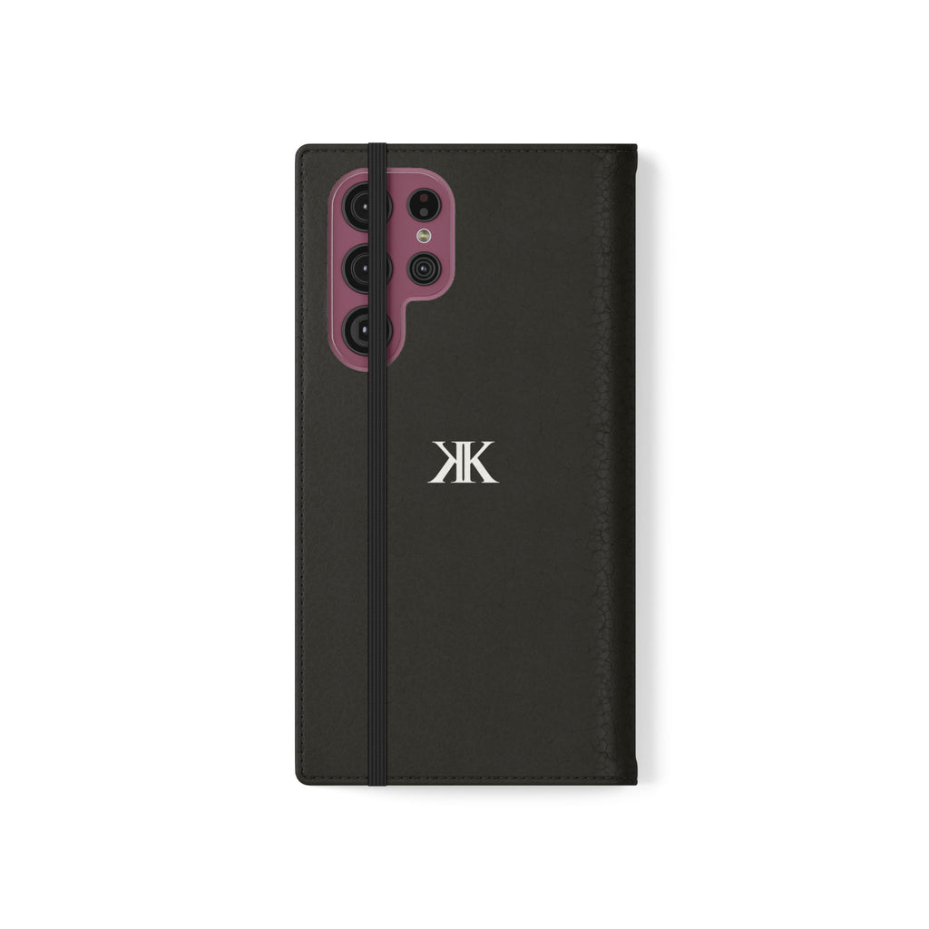 Kairos Kosmos Logo BLACK Flip Phone Case