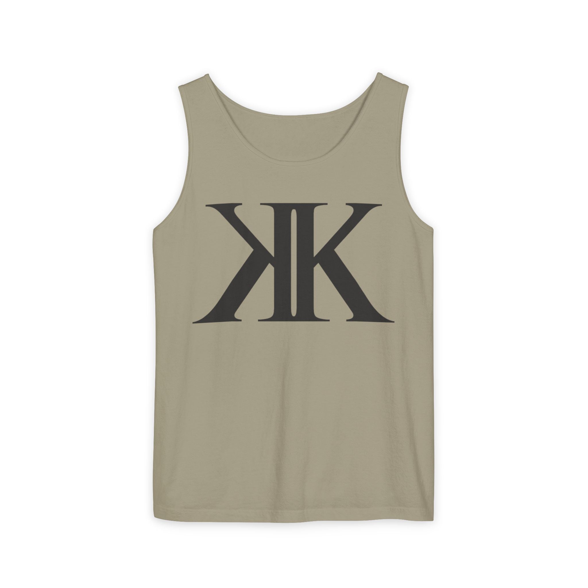 KK Monogram Tank Top — Minimalist Logo Graphic Tank