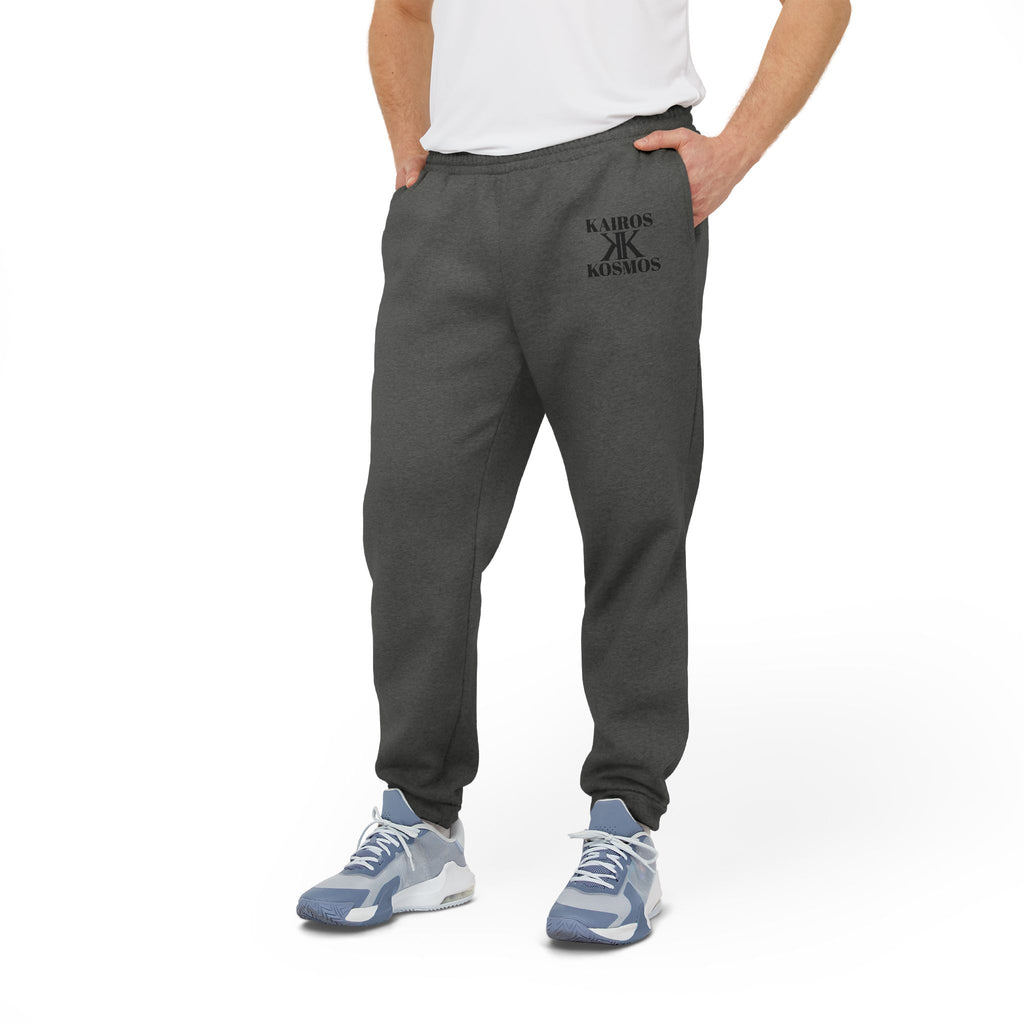Adidas® Fleece Kairos Kosmos Joggers — Cozy Gray Athletic Sweatpants
