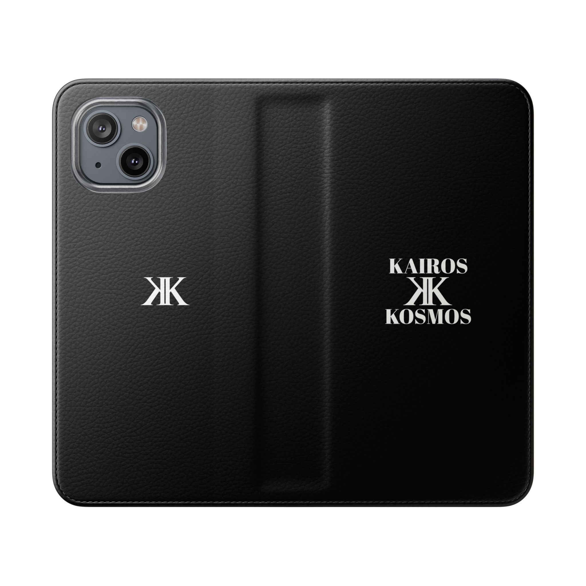 Kairos Kosmos Logo BLACK Flip Phone Case