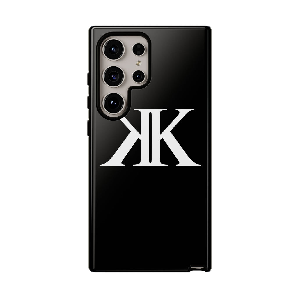 Monogram KK Phone Case BLACK — Tough Protective iPhone Cover