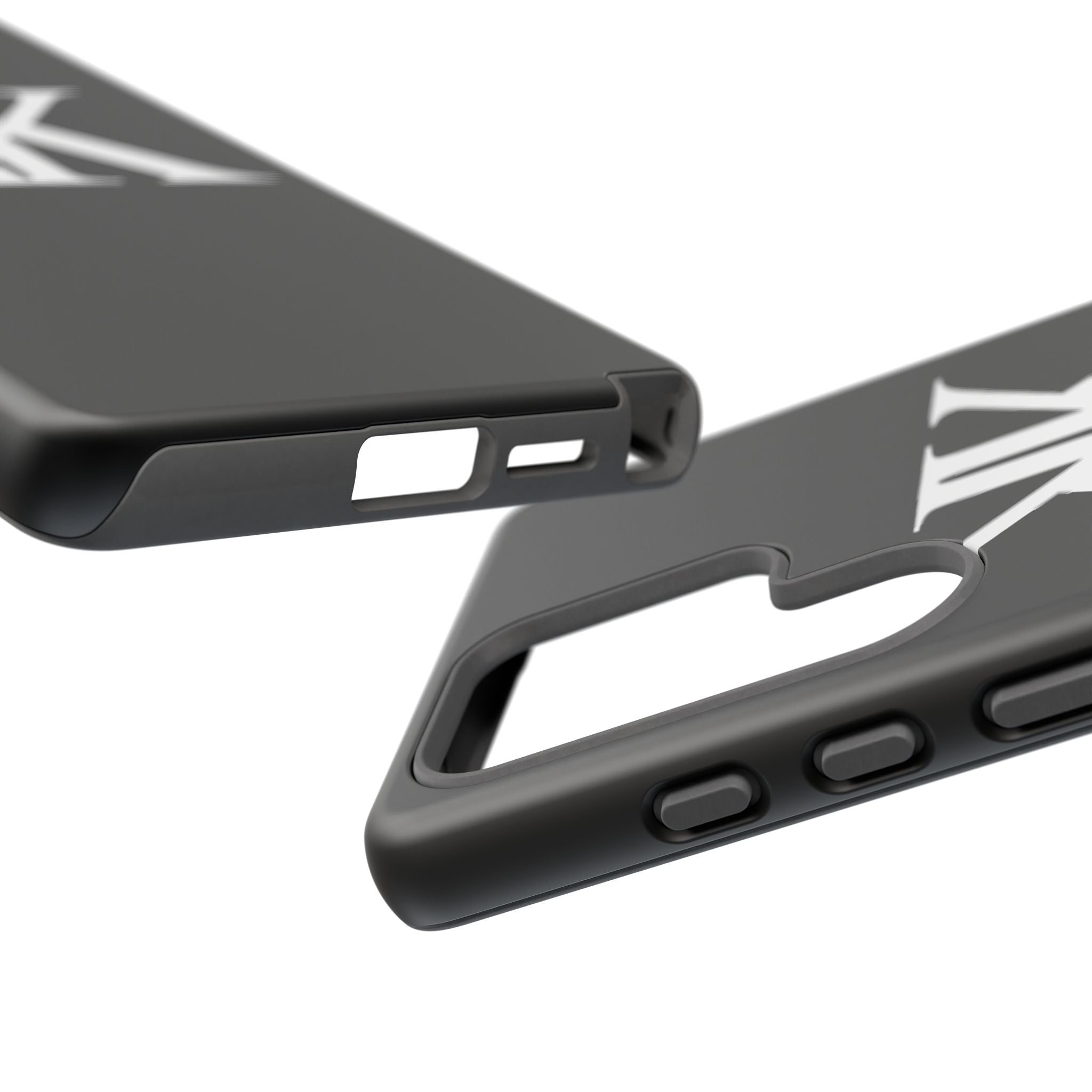 Monogram KK Phone Case BLACK — Tough Protective iPhone Cover