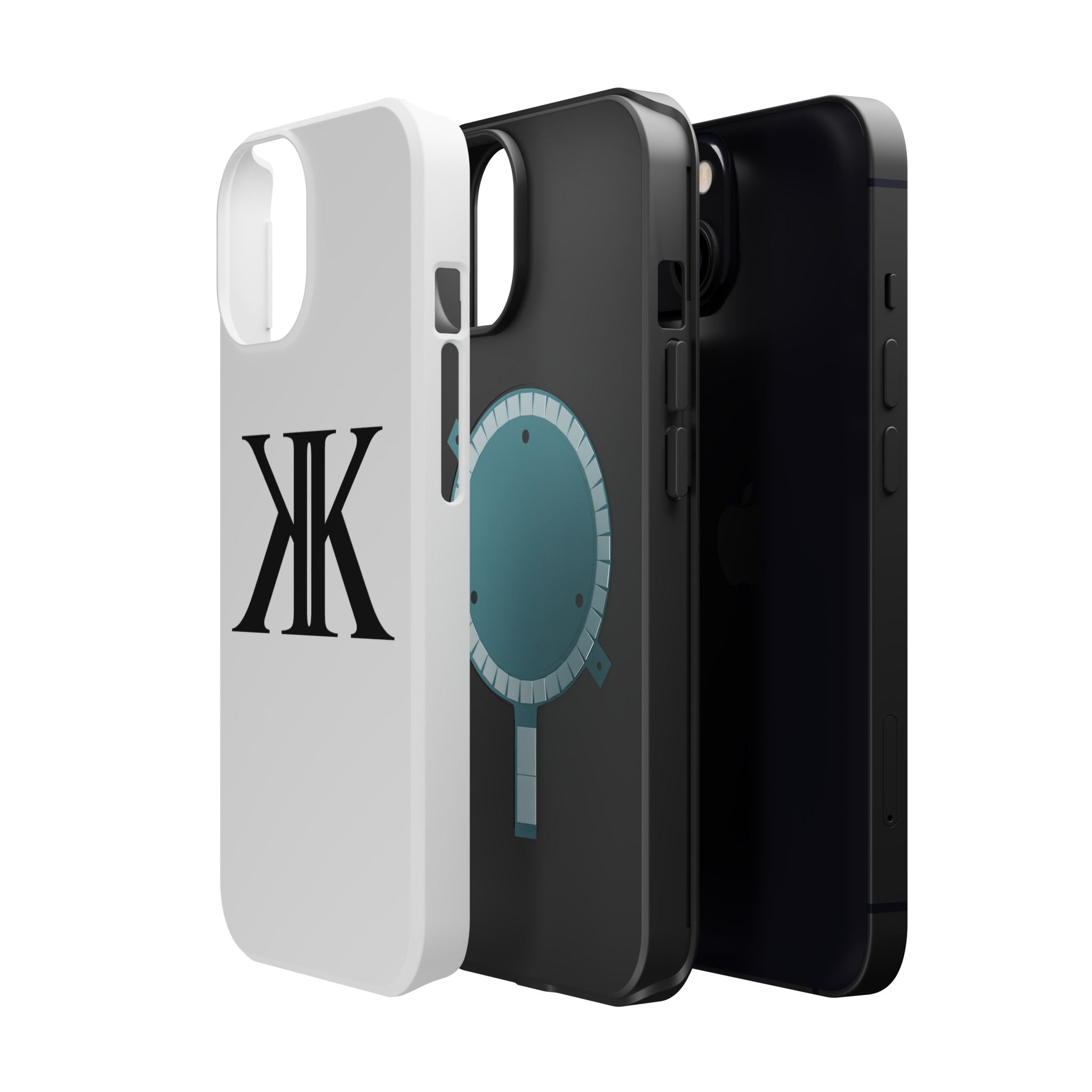 Magnetic Impact-Resistant Case with Bold KK Monogram