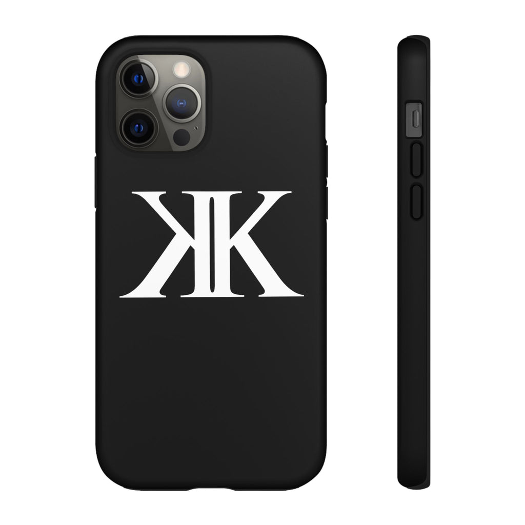 Monogram KK Phone Case BLACK — Tough Protective iPhone Cover