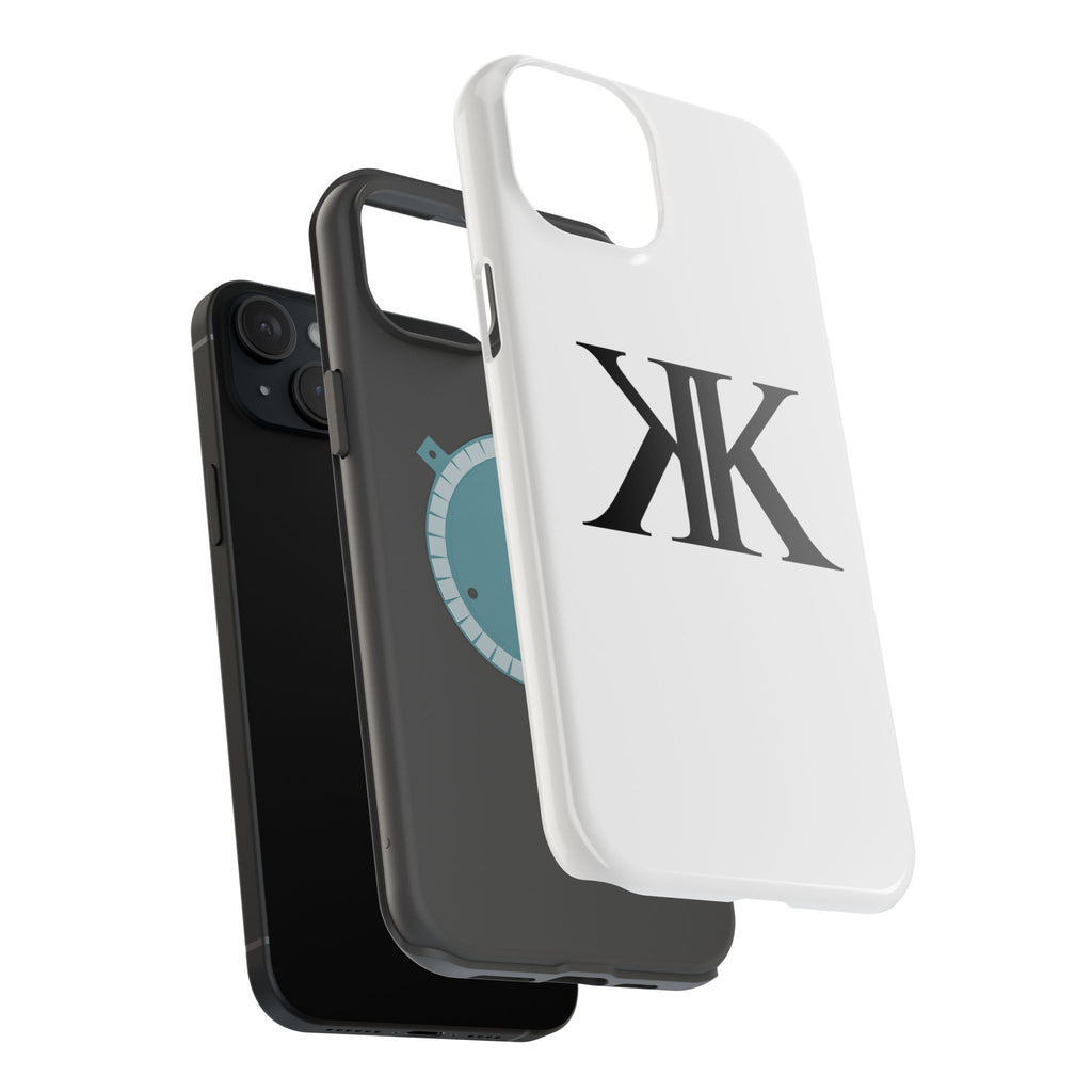 Magnetic Impact-Resistant Case with Bold KK Monogram