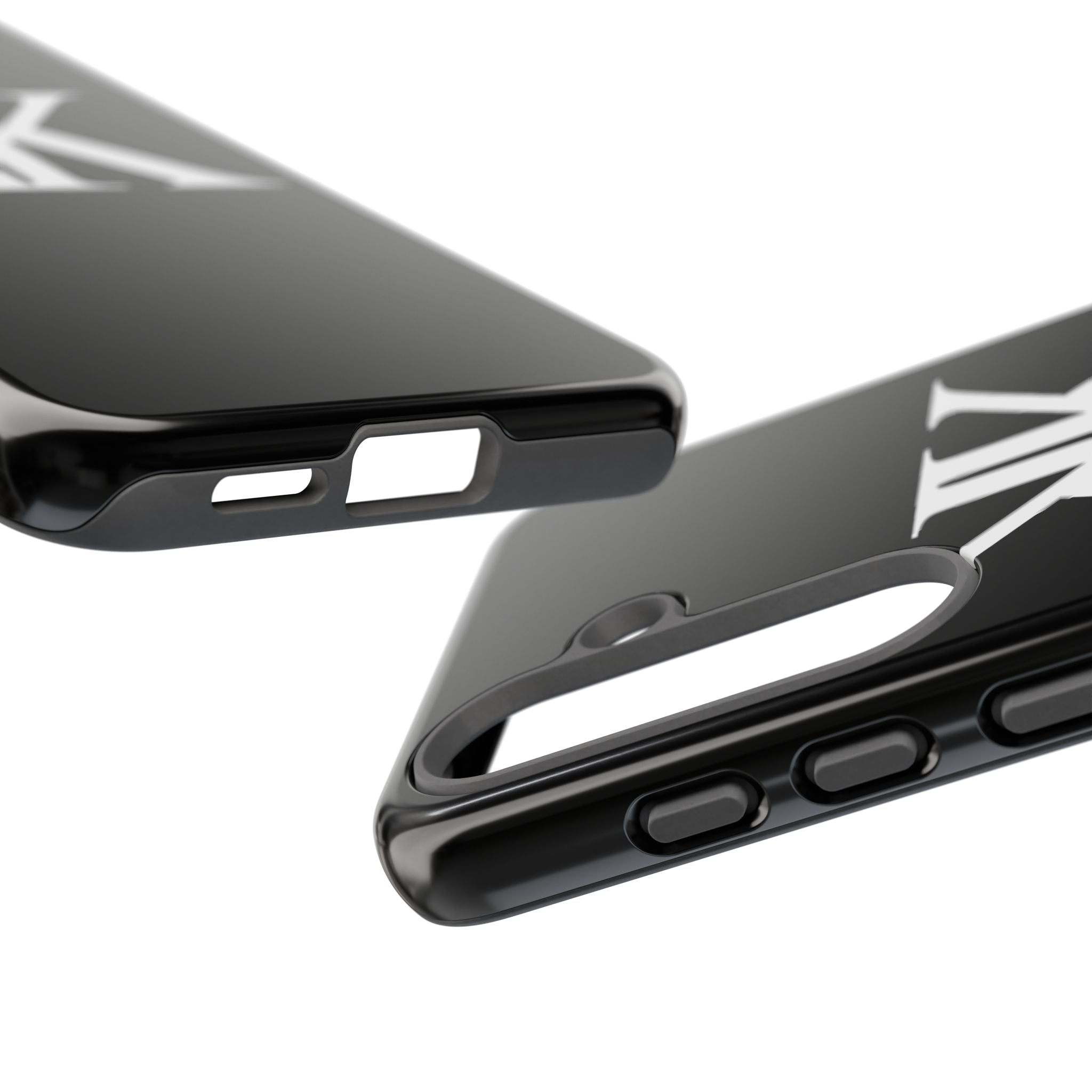 Monogram KK Phone Case BLACK — Tough Protective iPhone Cover