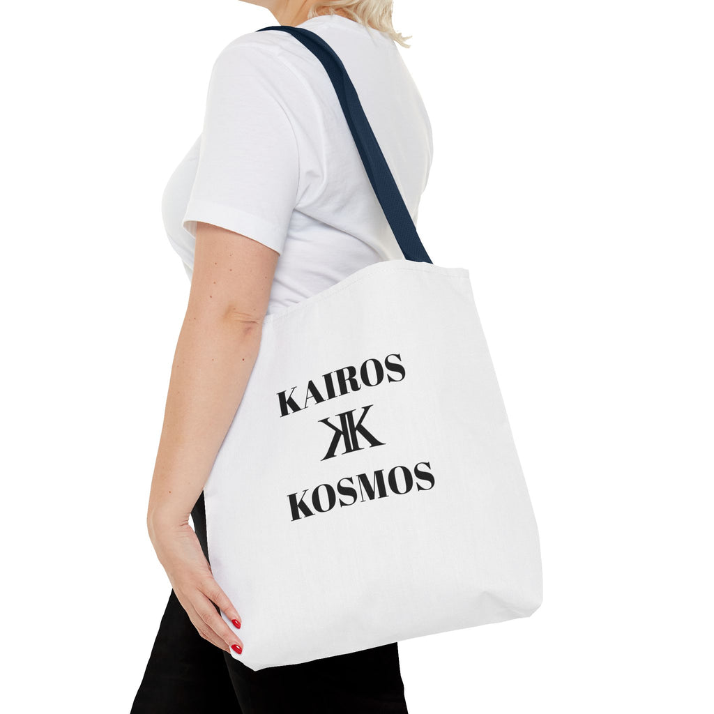 Kairos Kosmos Tote Bag – Minimalist Monogram Tote