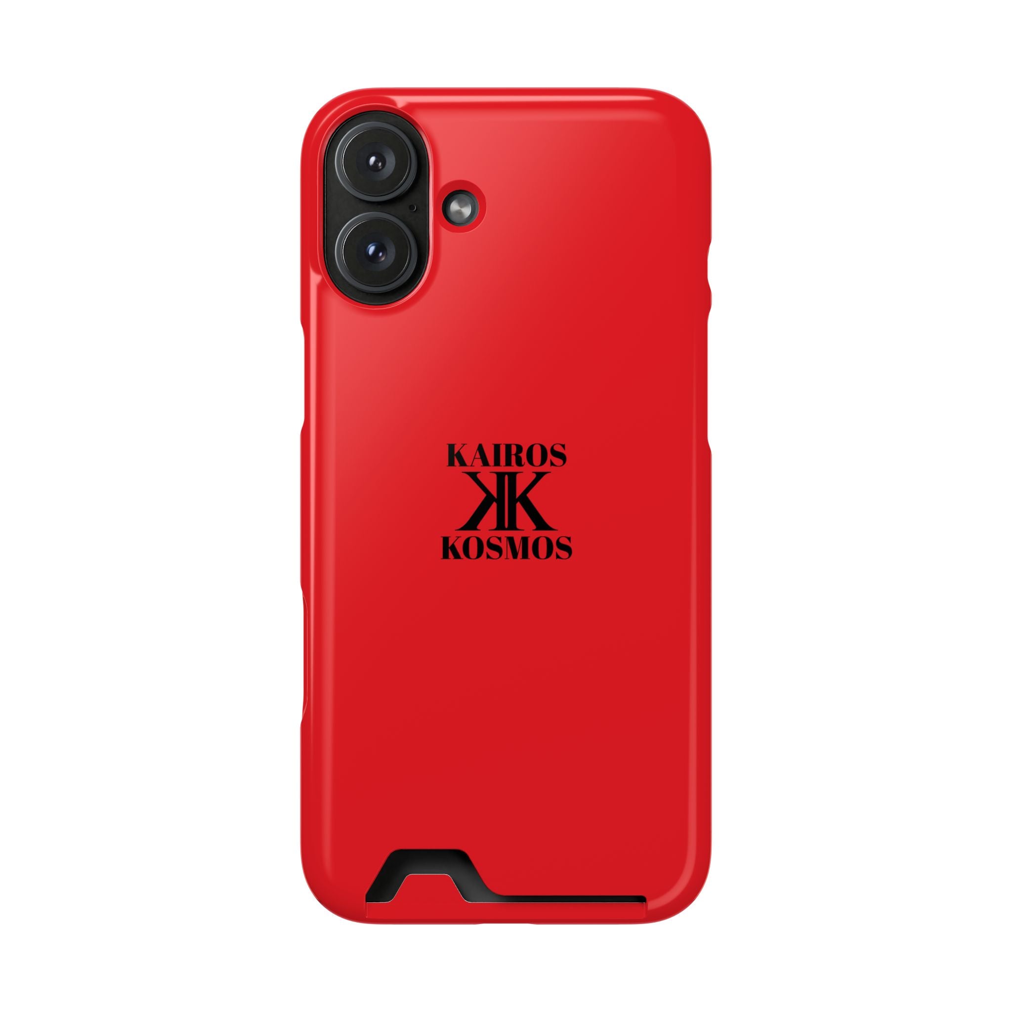 Kairos Kosmos RED Cardholder Phone Case — Slim Protective Wallet Case