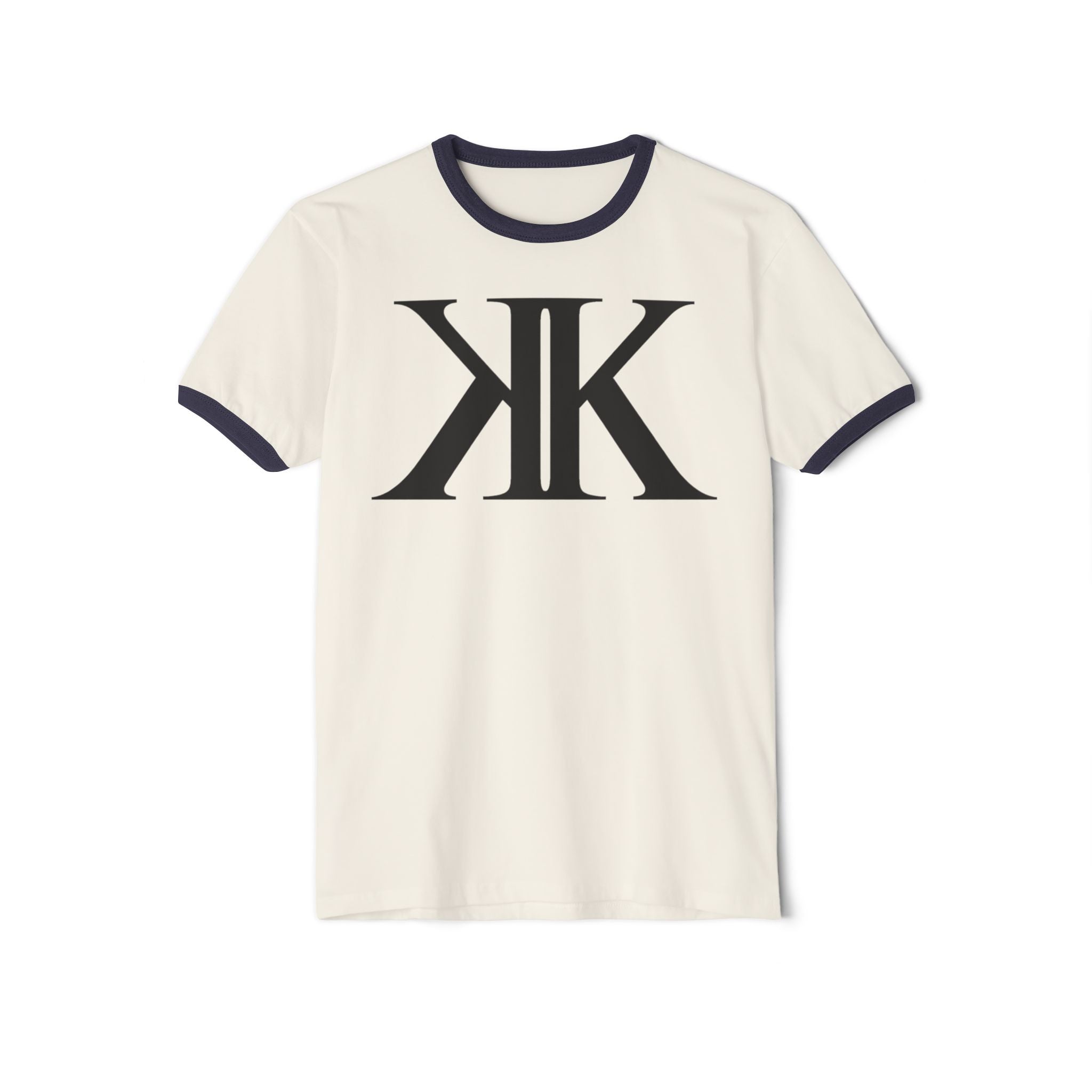 Vintage K Mirror Logo Ringer Uni Sex T-Shirt