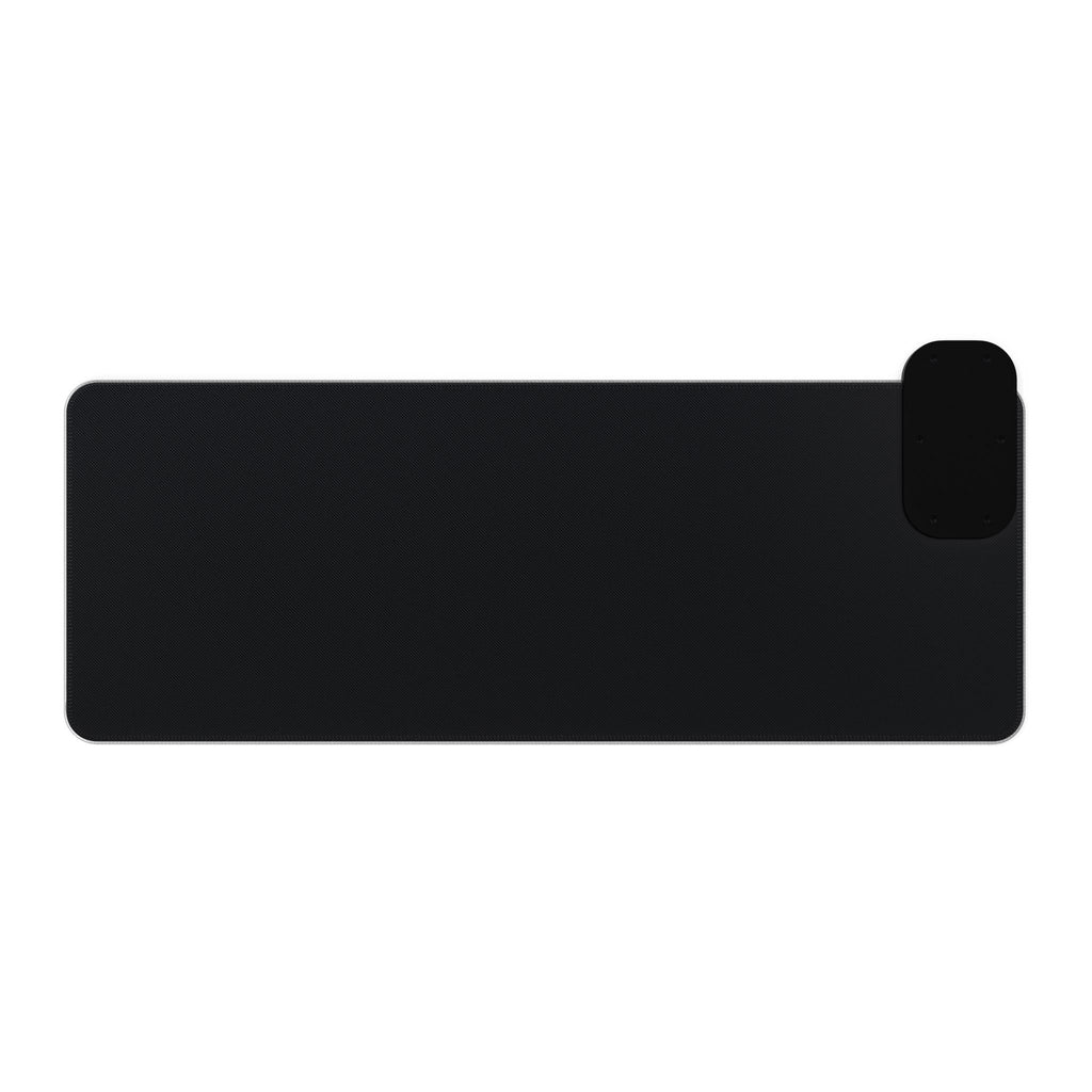 LED Wireless Charging Gaming Mouse Pad RED — Kairos Kosmos Logo Desk Mat