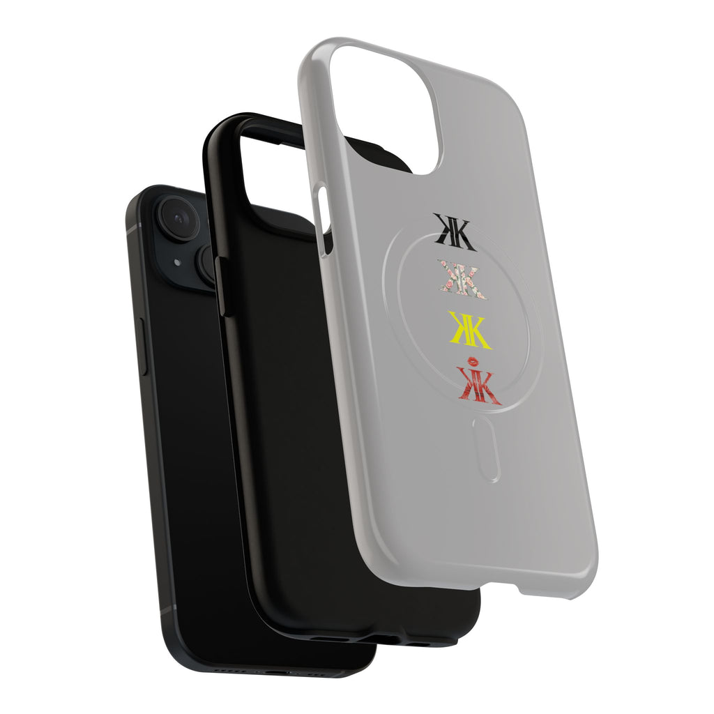 Sigil Collection Phone Case — Minimalist Monogram Stack Tough Magnetic Case