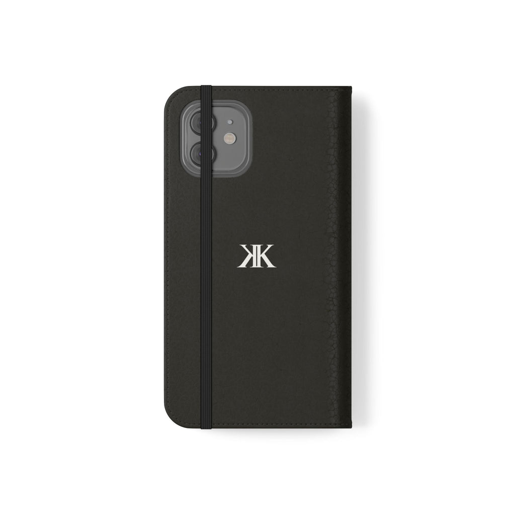 Kairos Kosmos Logo BLACK Flip Phone Case