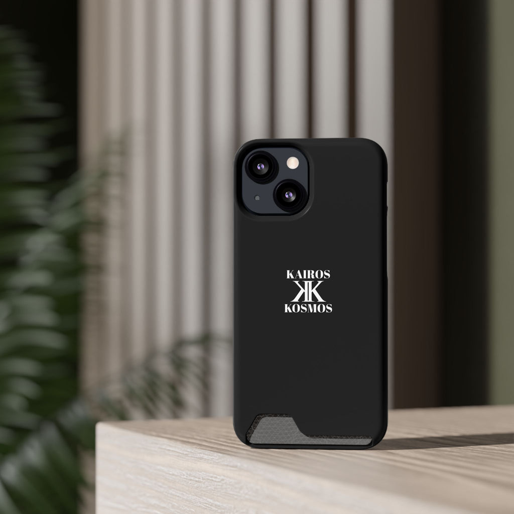 Kairos Kosmos BLACK Cardholder Phone Case — Slim Protective Wallet Case