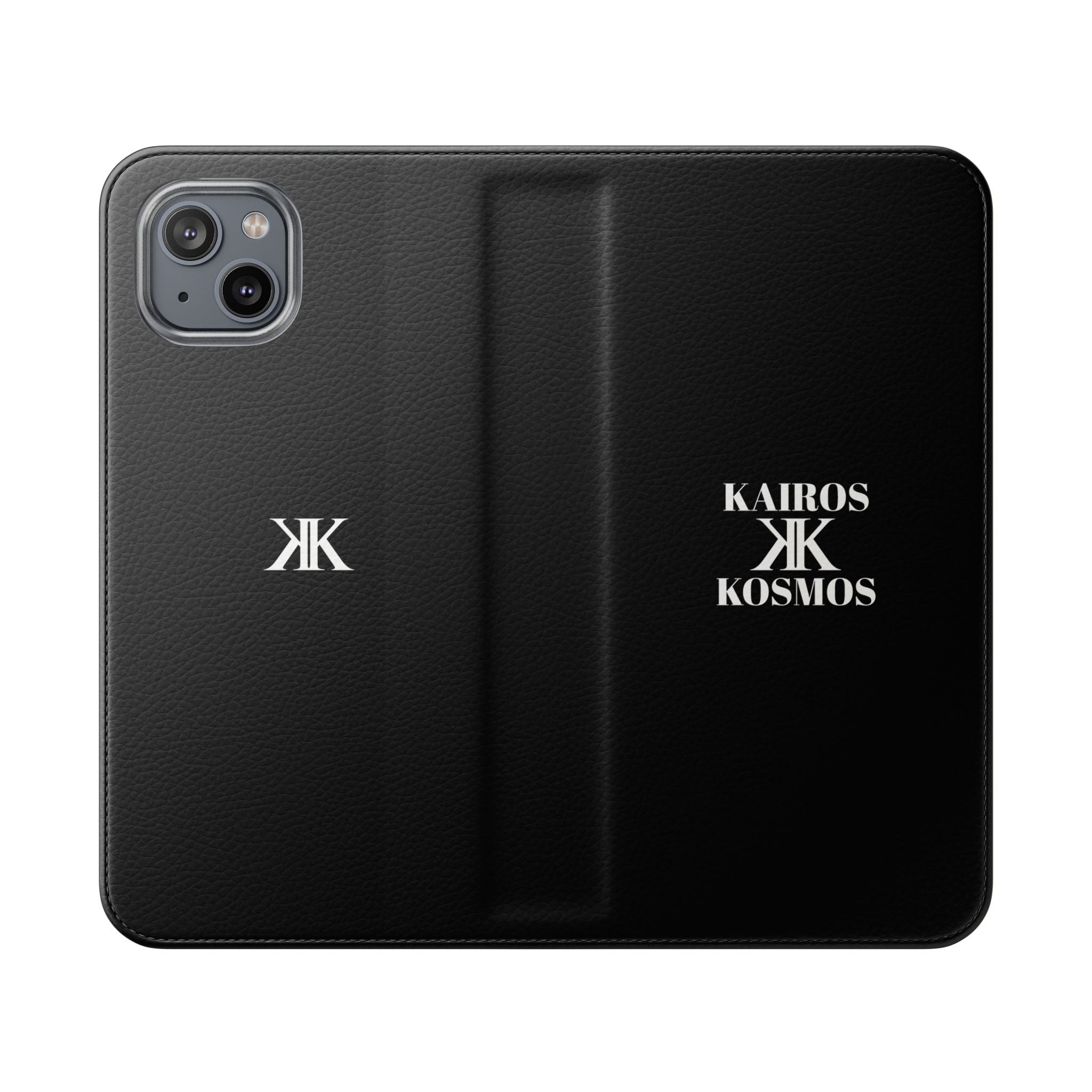 Kairos Kosmos Logo BLACK Flip Phone Case