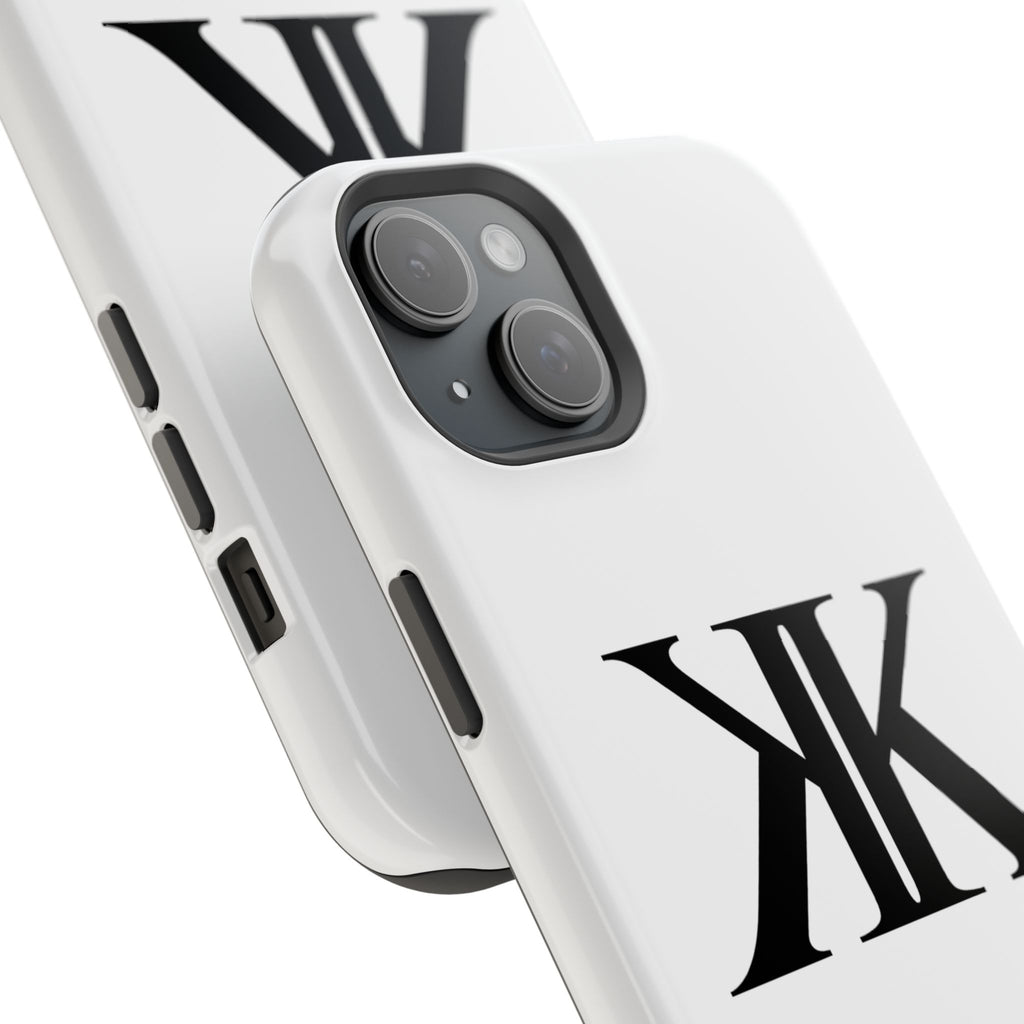 Magnetic Impact-Resistant Case with Bold KK Monogram