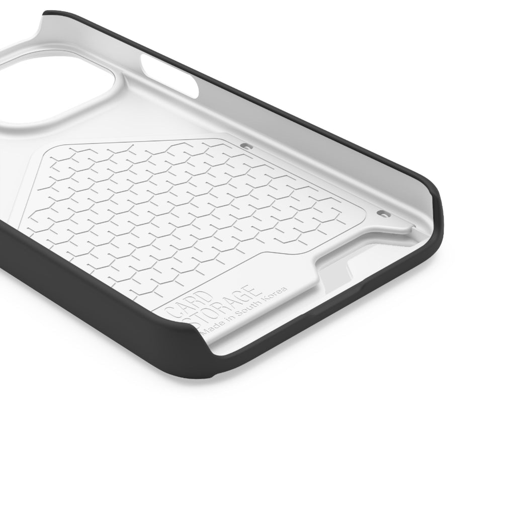 Kairos Kosmos BLACK Cardholder Phone Case — Slim Protective Wallet Case