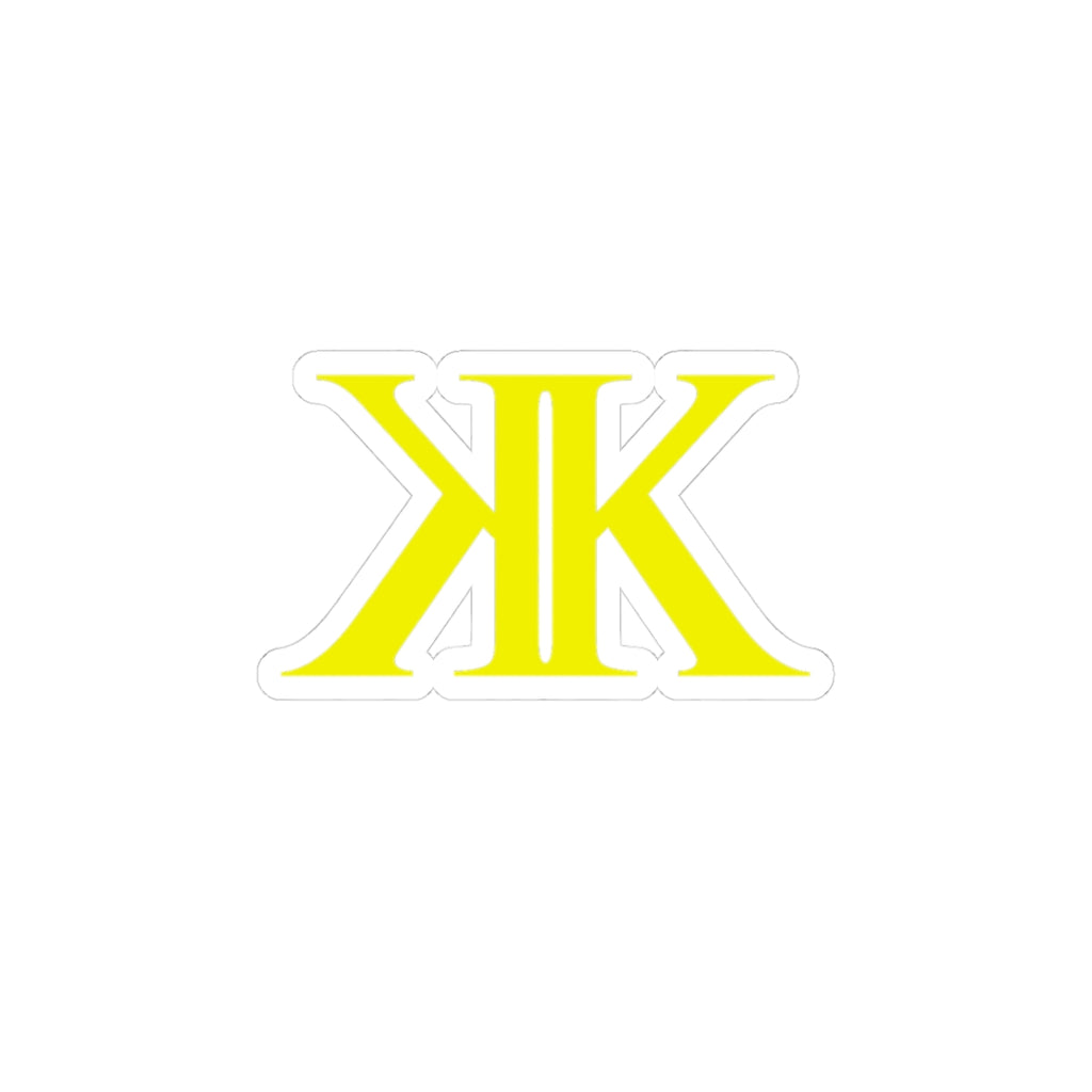Kairos Kosmos Yellow Collection Sticker Pack — Logo Decals