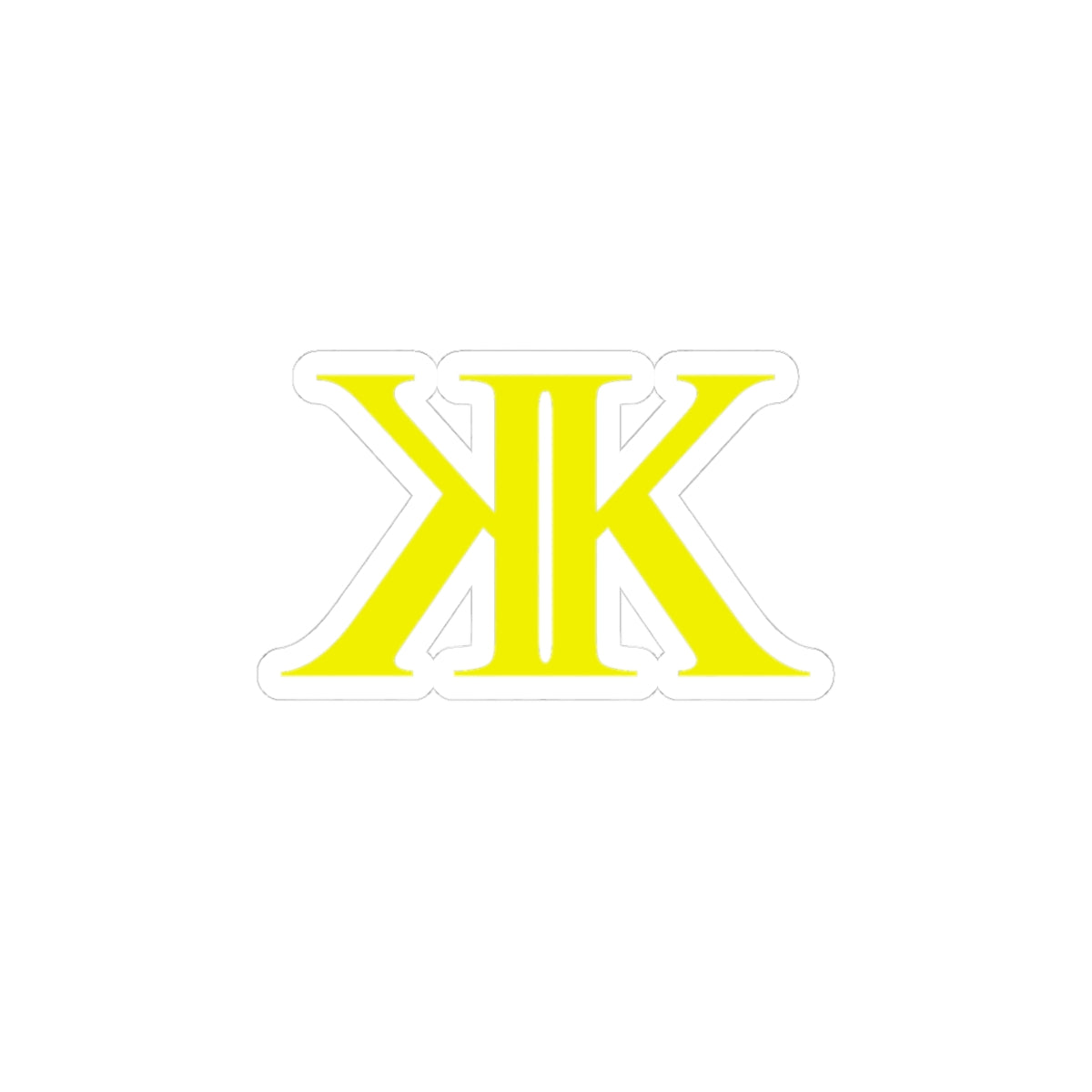 Kairos Kosmos Yellow Collection Sticker Pack — Logo Decals
