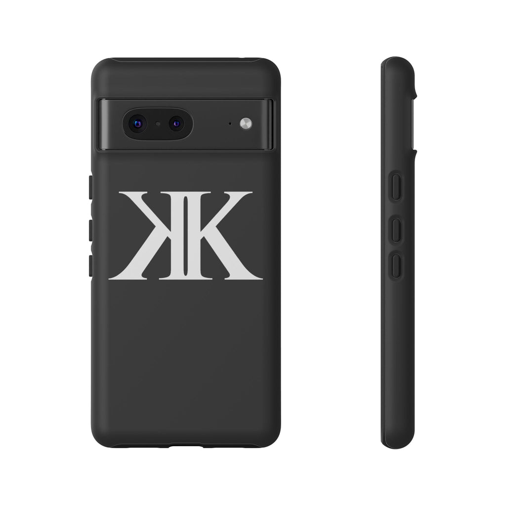 Monogram KK Phone Case BLACK — Tough Protective iPhone Cover