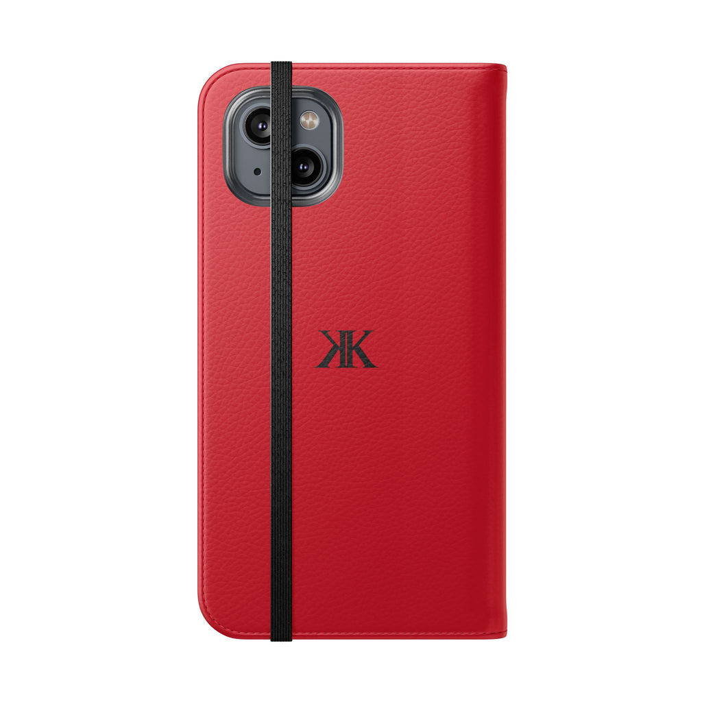 Kairos Kosmos Logo RED Flip Phone Case