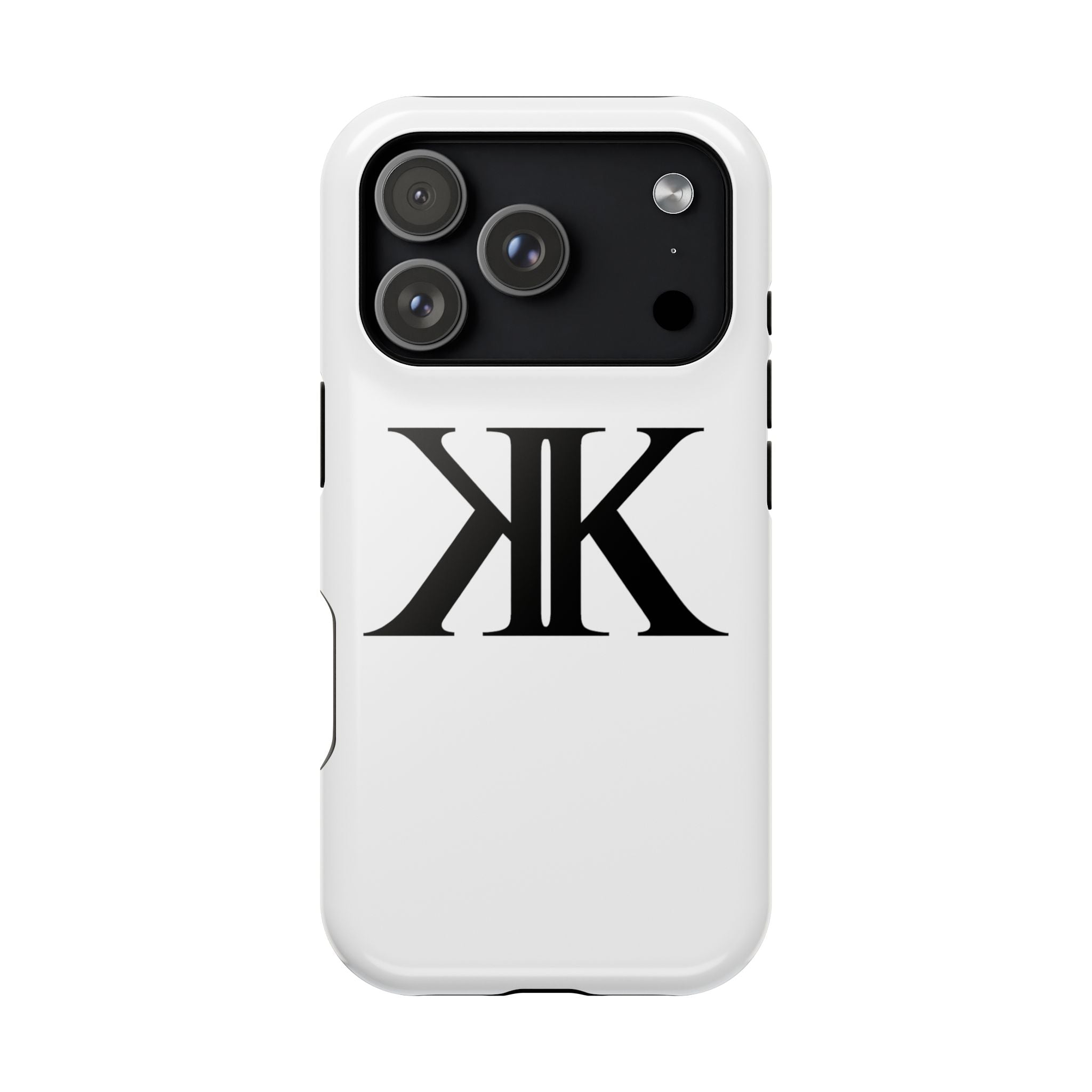 Magnetic Impact-Resistant Case with Bold KK Monogram