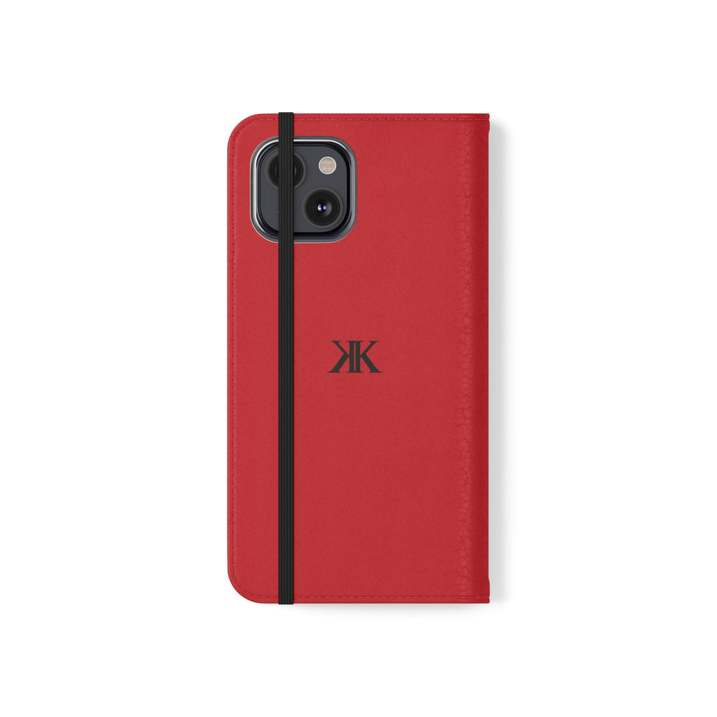 Kairos Kosmos Logo RED Flip Phone Case