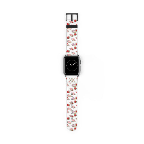 Anthos Collection Floral Vintage Watch Band — Apple Watch Strap