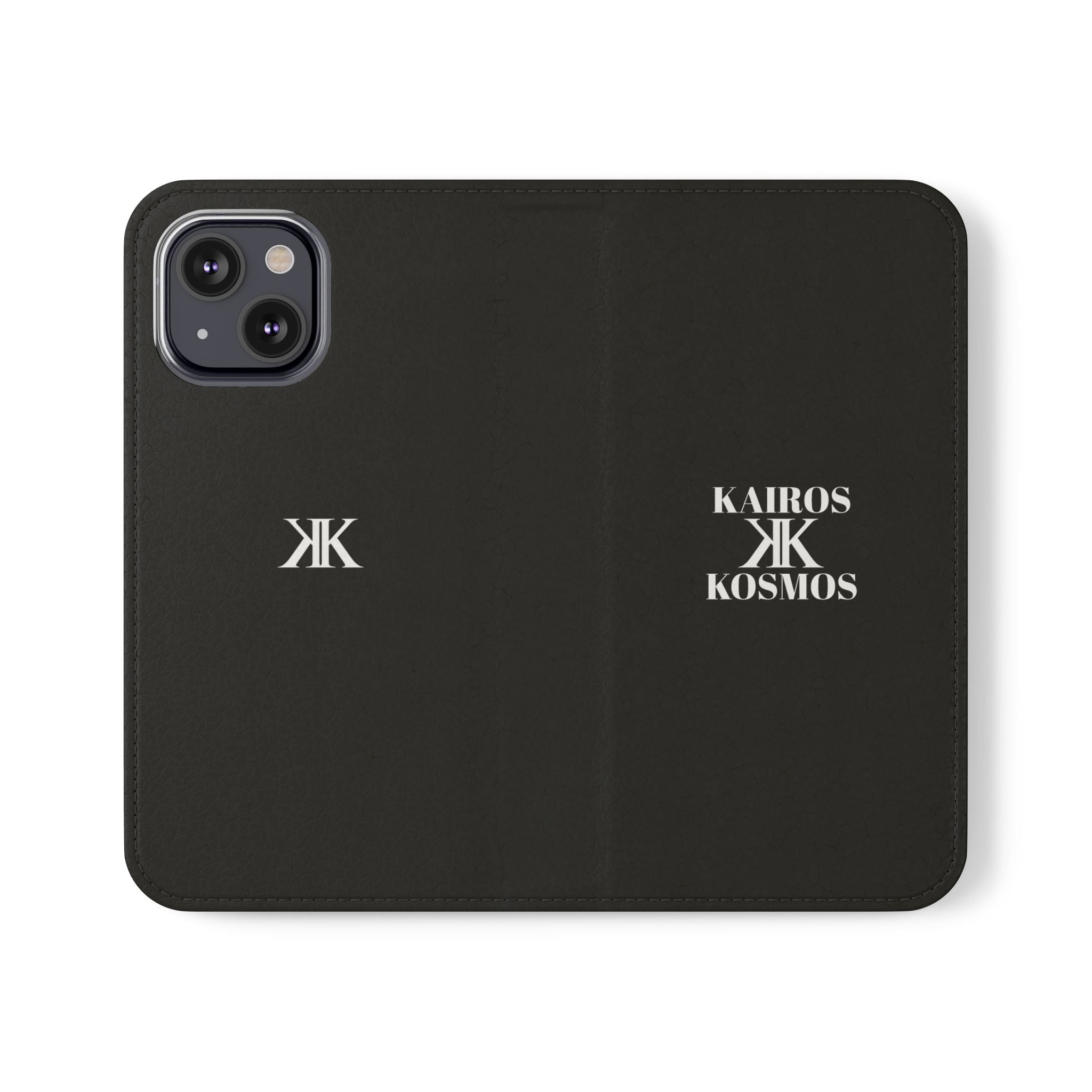 Kairos Kosmos Logo BLACK Flip Phone Case