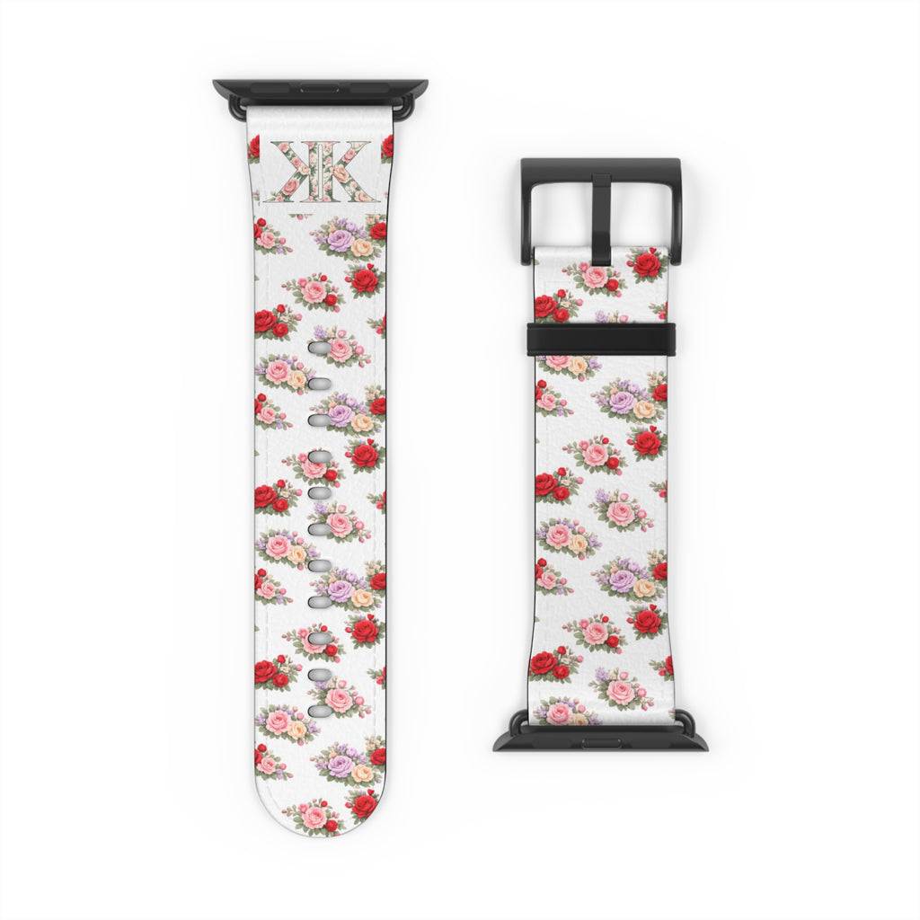 Anthos Collection Floral Vintage Watch Band — Apple Watch Strap