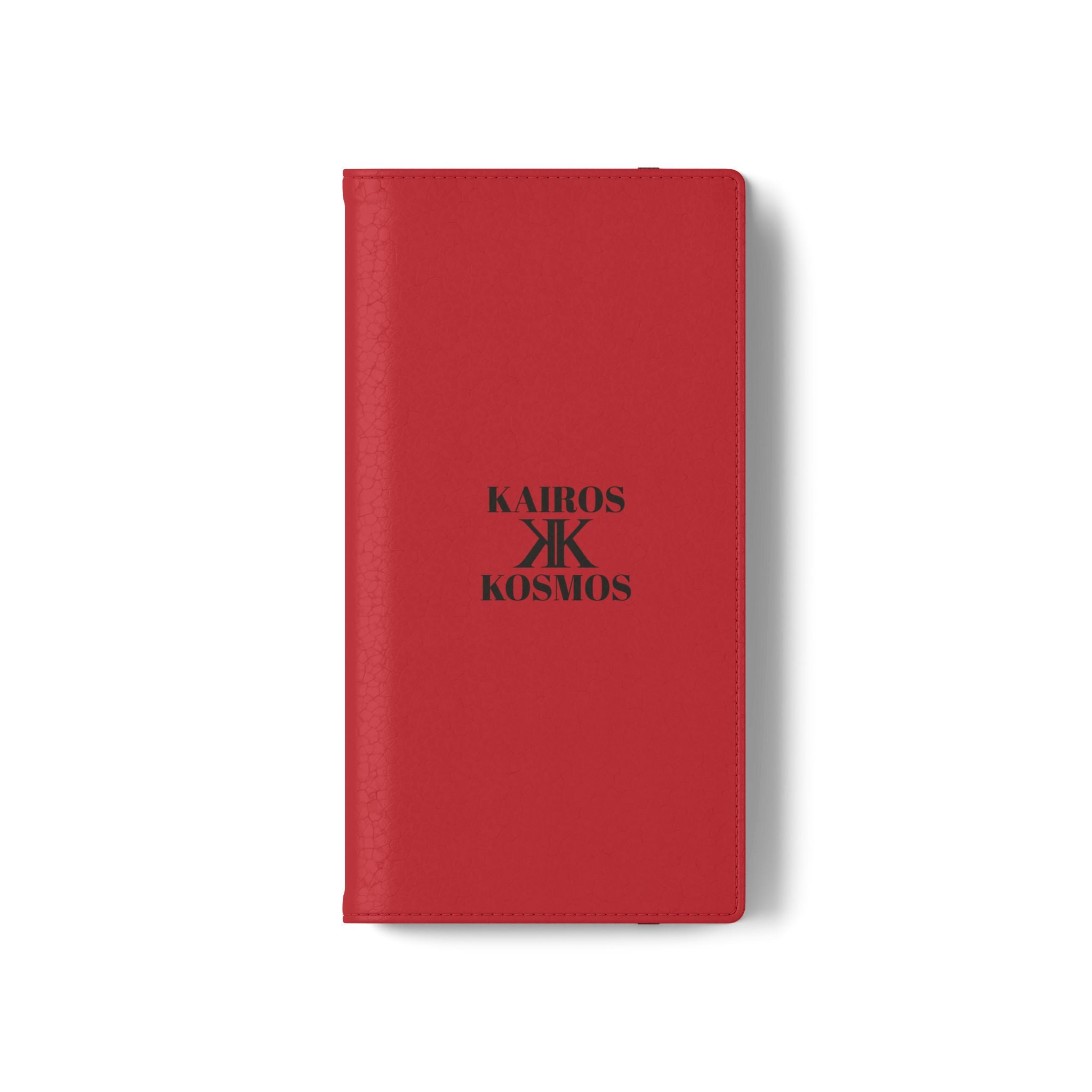 Kairos Kosmos Logo RED Flip Phone Case