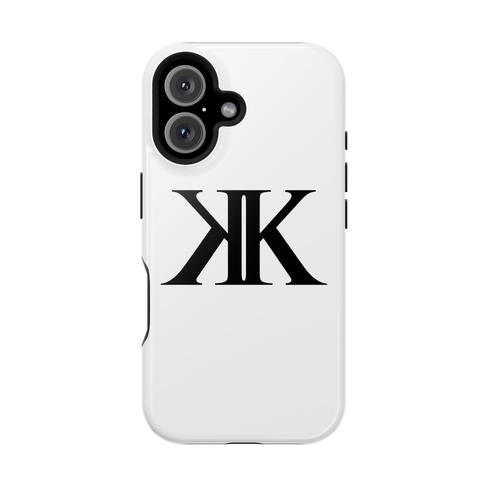 Magnetic Impact-Resistant Case with Bold KK Monogram