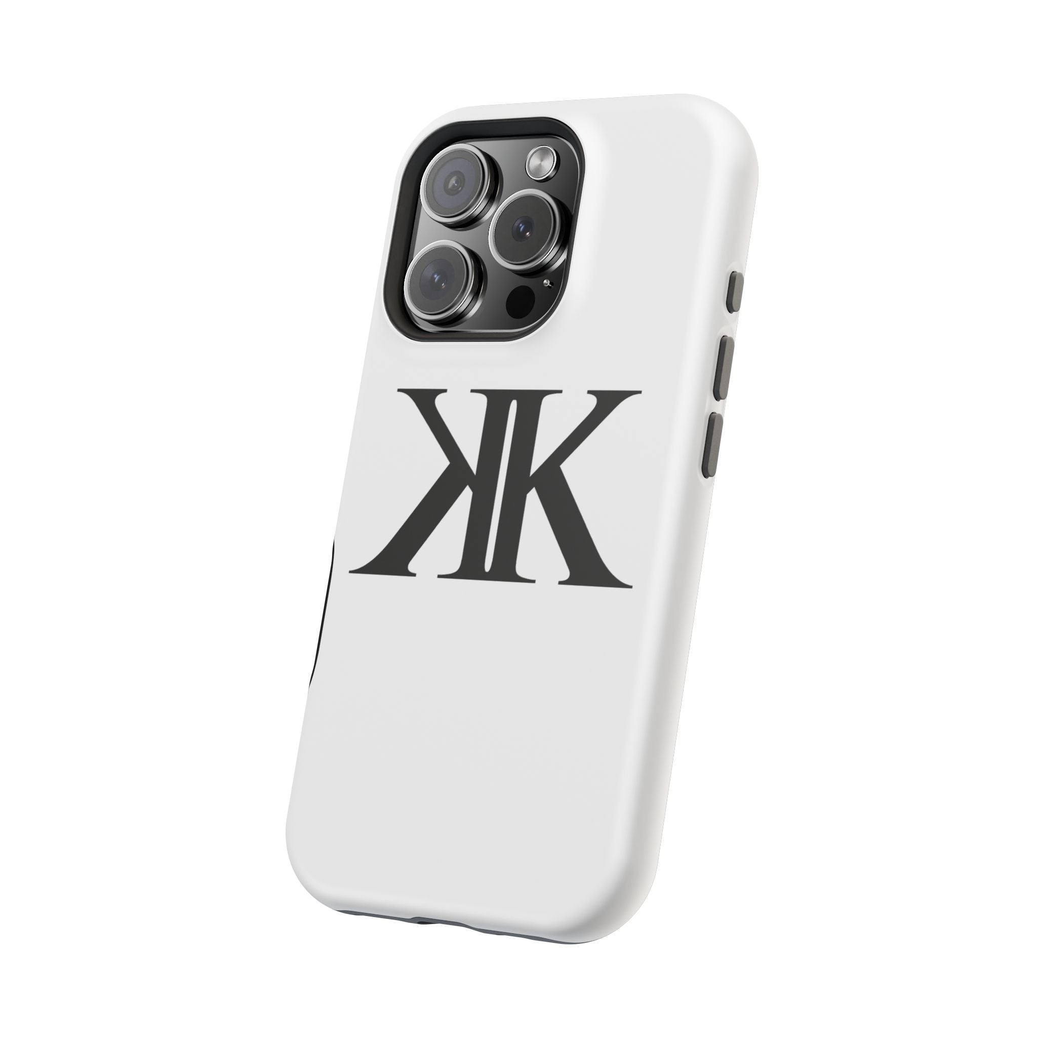 Magnetic Impact-Resistant Case with Bold KK Monogram
