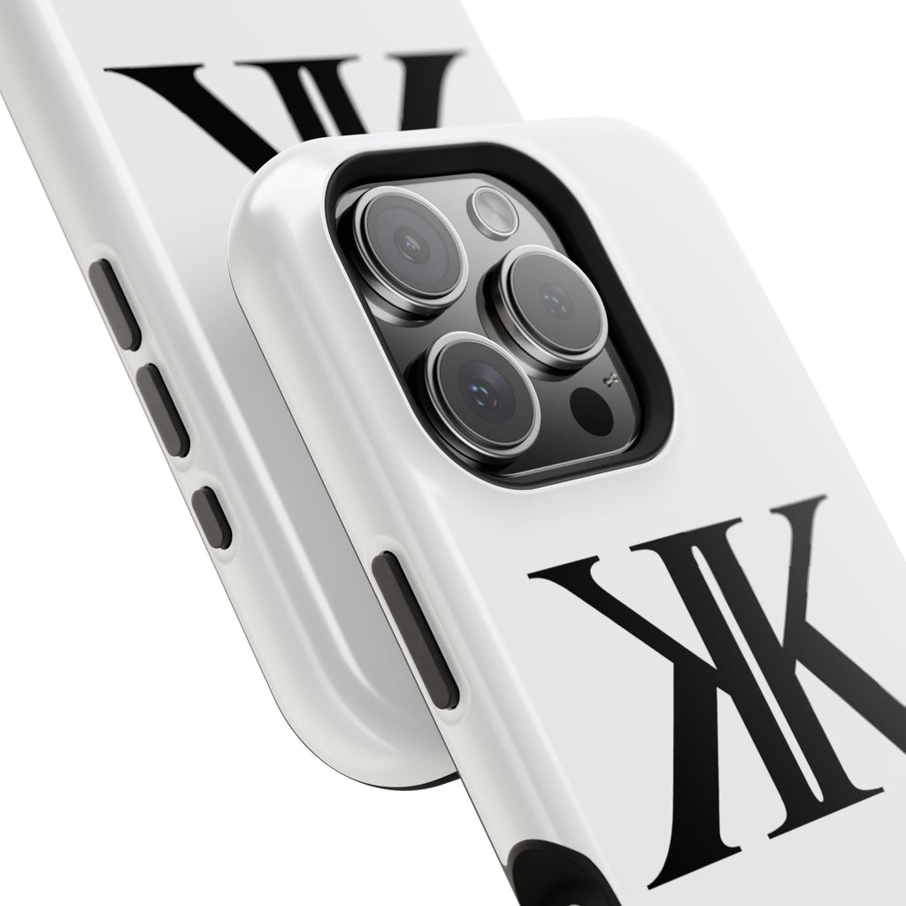 Magnetic Impact-Resistant Case with Bold KK Monogram