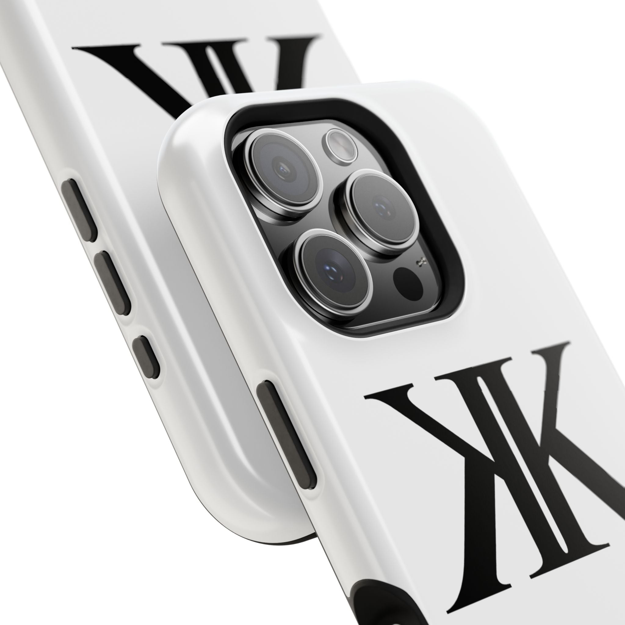Magnetic Impact-Resistant Case with Bold KK Monogram