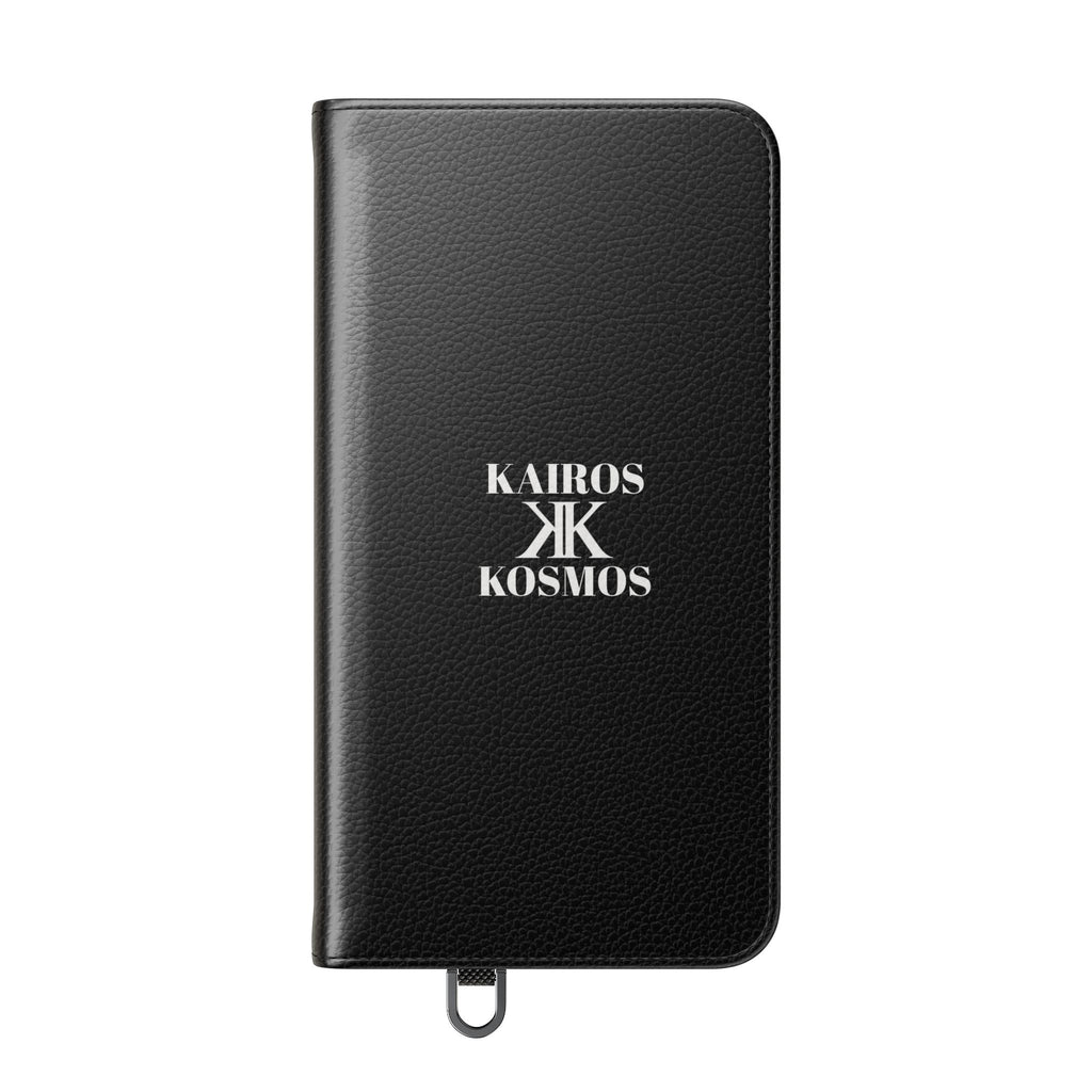 Kairos Kosmos Logo BLACK Flip Phone Case