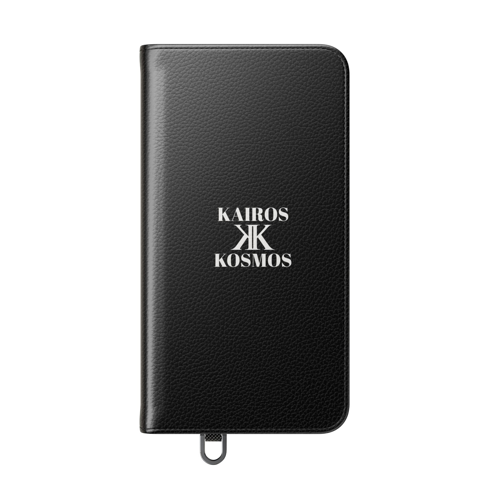 Kairos Kosmos Logo BLACK Flip Phone Case