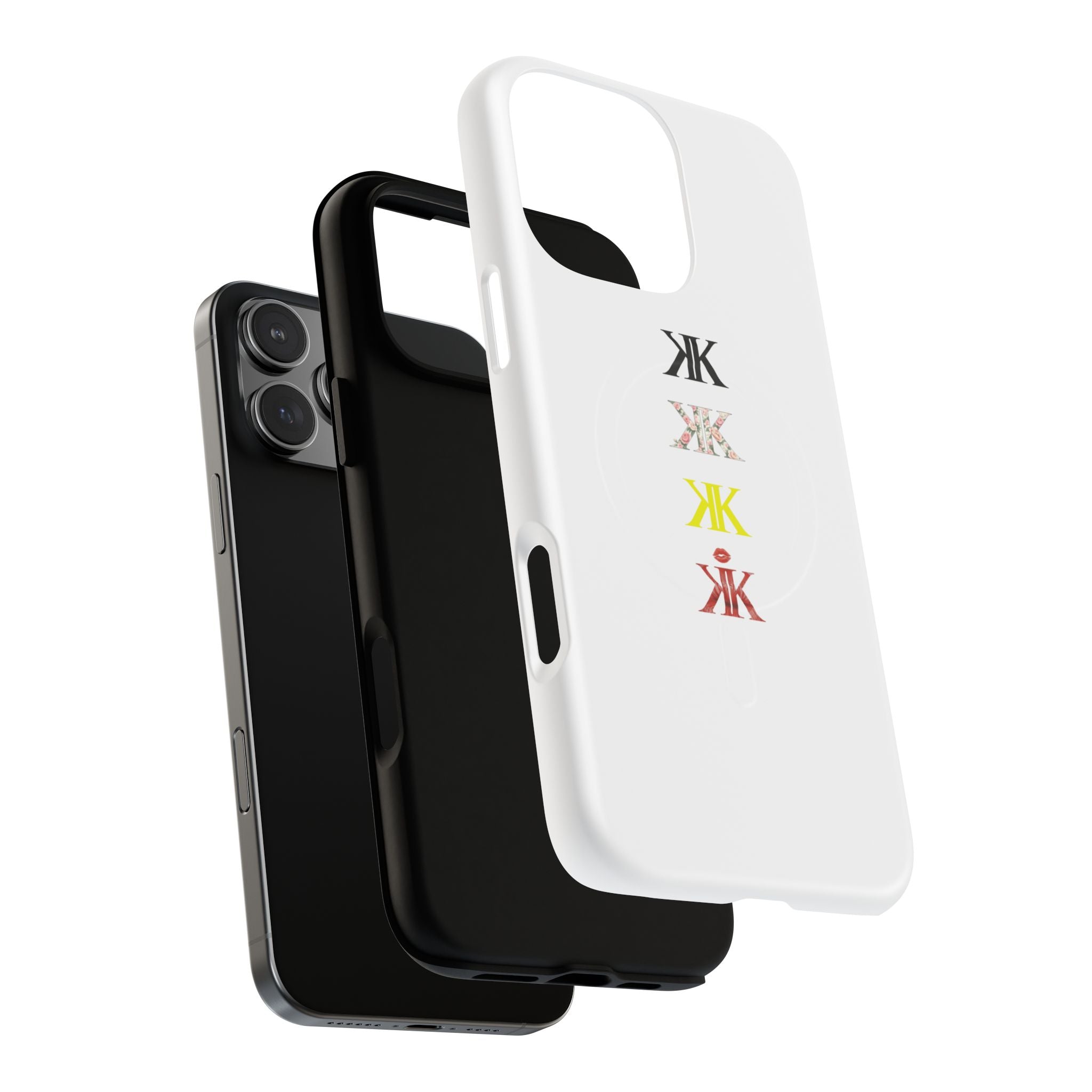 Sigil Collection Phone Case — Minimalist Monogram Stack Tough Magnetic Case