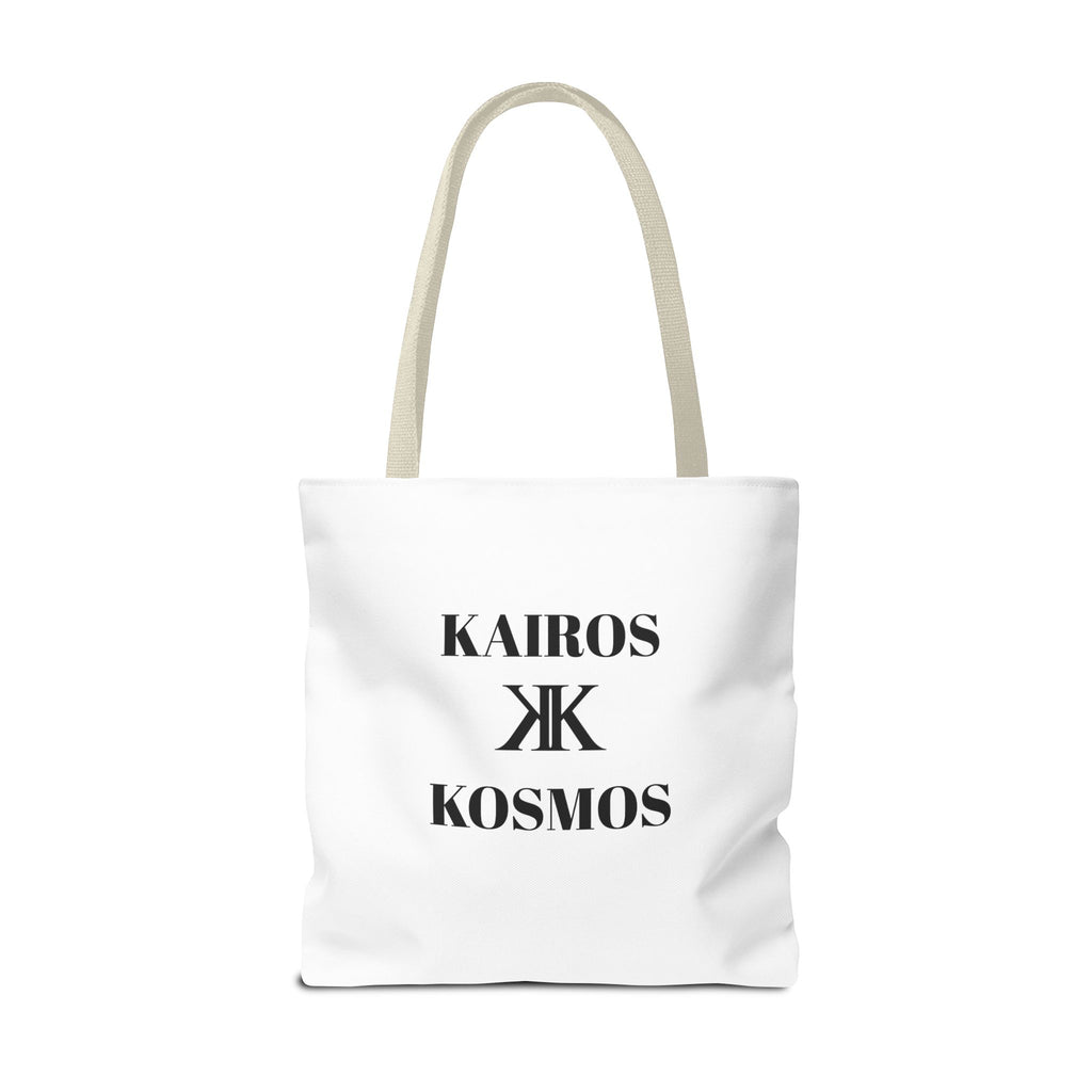 Kairos Kosmos Tote Bag – Minimalist Monogram Tote