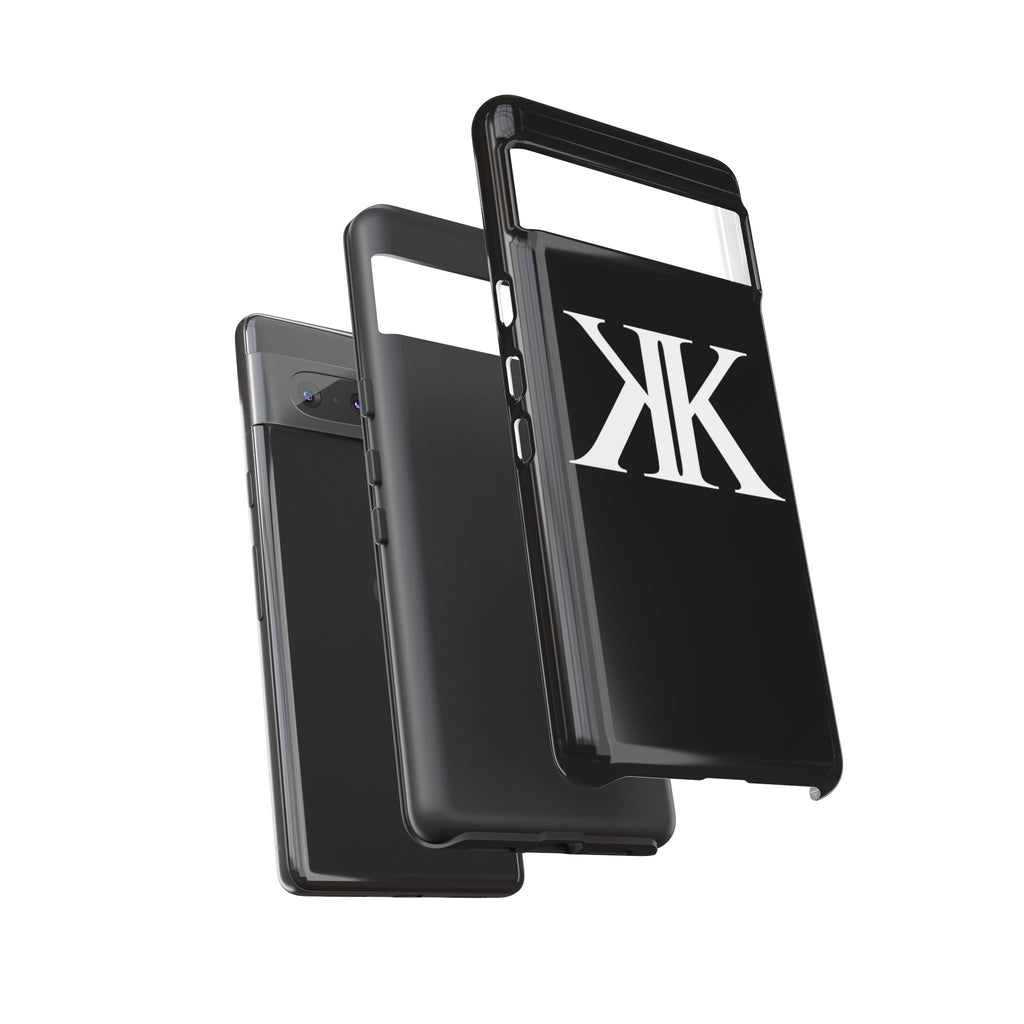 Monogram KK Phone Case BLACK — Tough Protective iPhone Cover