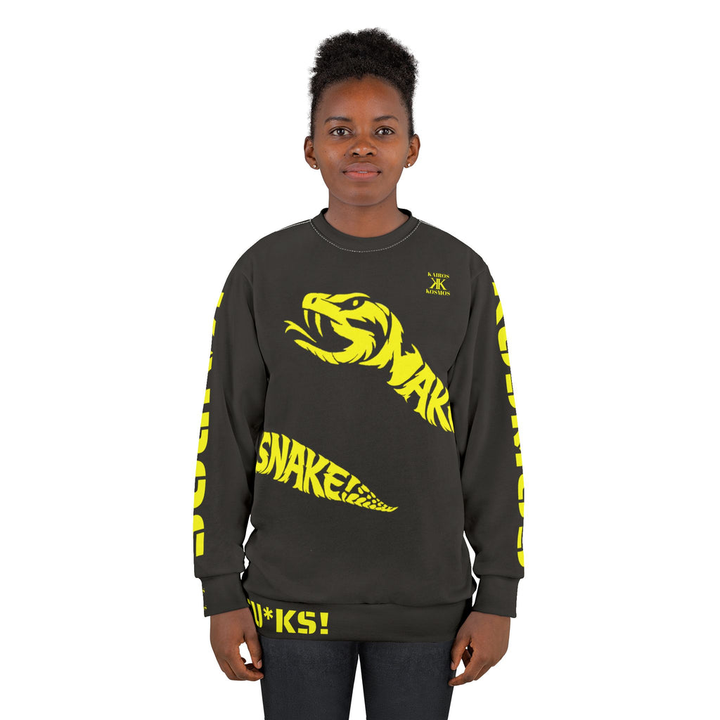 Aspis Collection Snake Graphic Sweatshirt — Crewneck