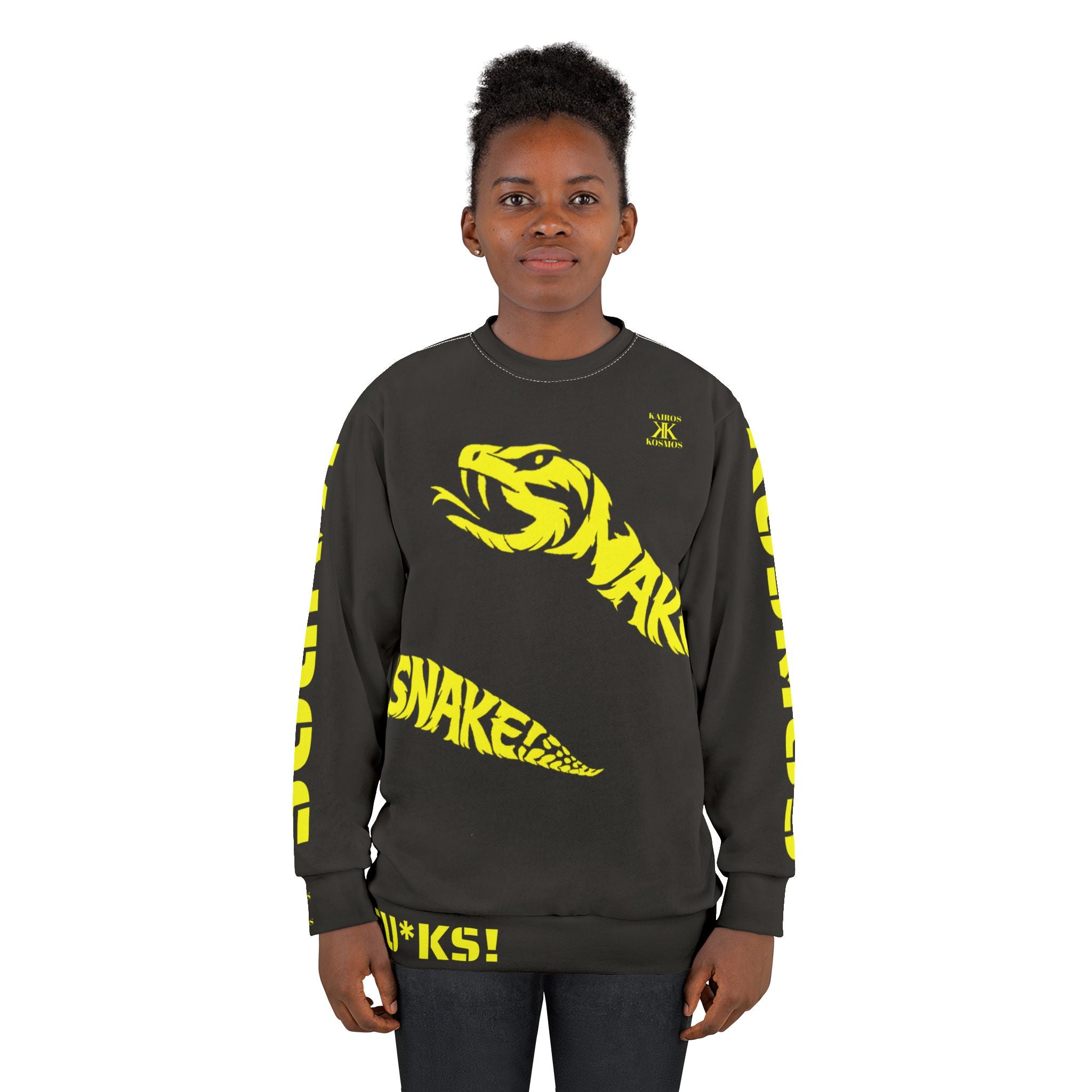 Aspis Collection Snake Graphic Sweatshirt — Crewneck