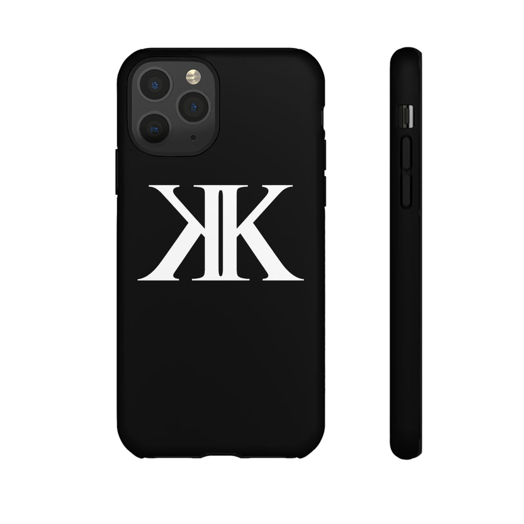 Monogram KK Phone Case BLACK — Tough Protective iPhone Cover