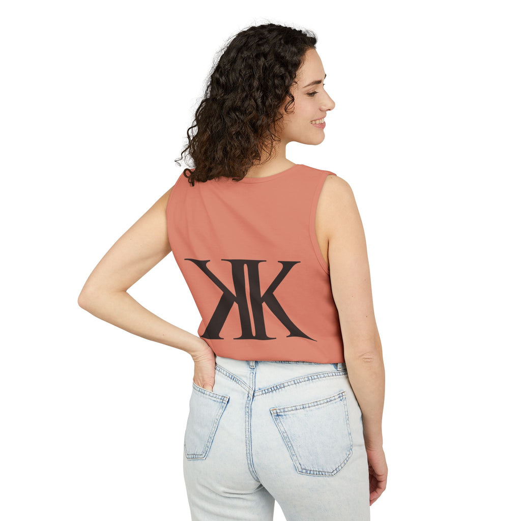 KK Monogram Tank Top — Minimalist Logo Graphic Tank