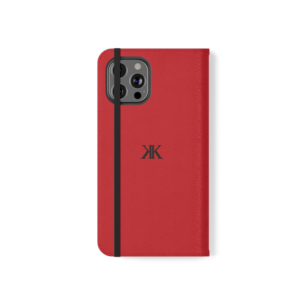 Kairos Kosmos Logo RED Flip Phone Case