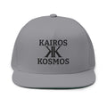 Kairos Kosmos Embroidered Flat Bill Cap — 'Give No Fu*ks' Snapback Hat